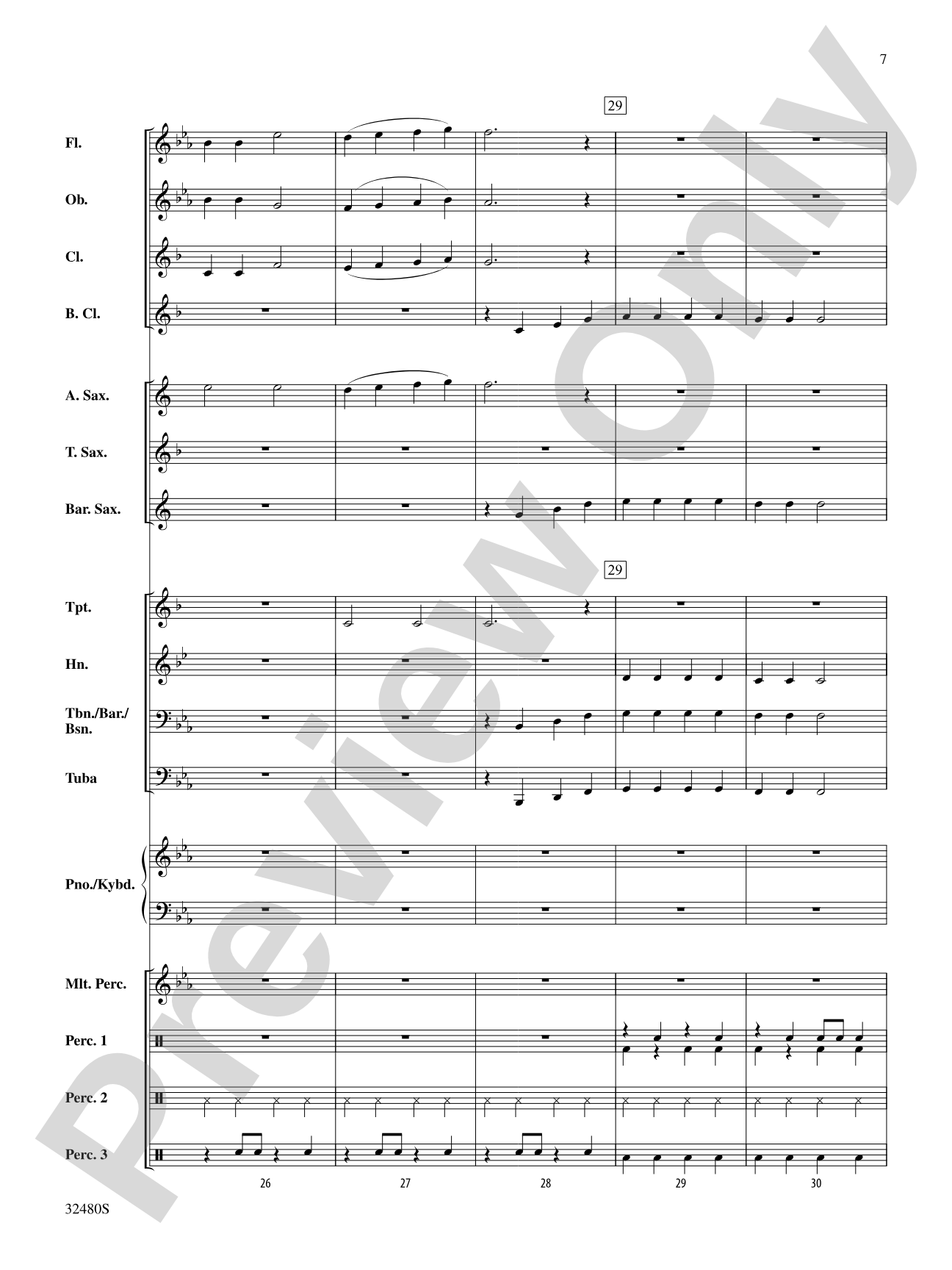 Rockin' Ol' St. Nick: Concert Band Conductor Score & Parts