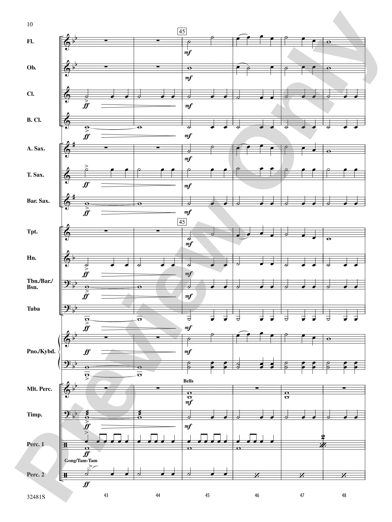 Procession of Heroes: Concert Band Conductor Score & Parts