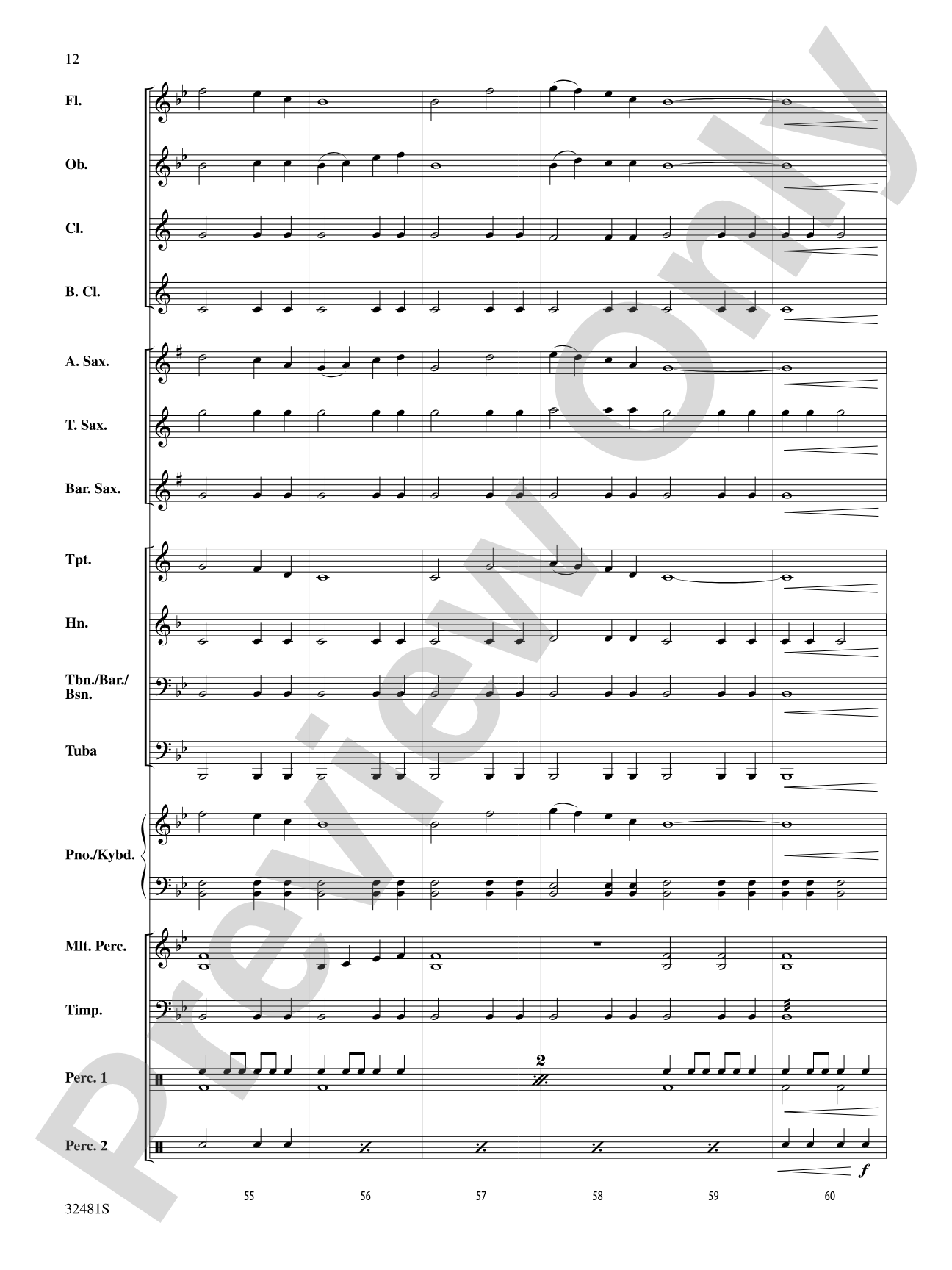 Procession of Heroes: Concert Band Conductor Score & Parts