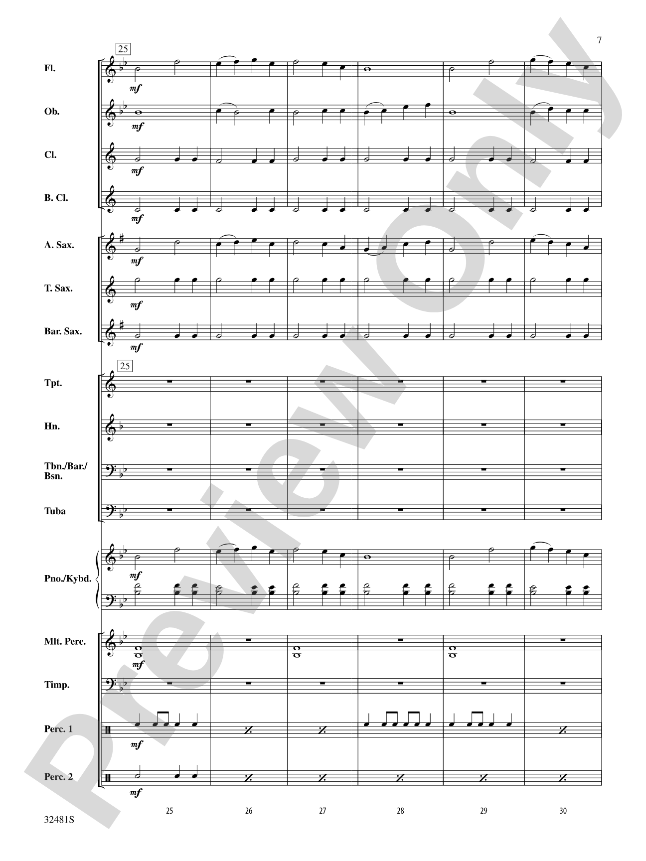 Procession of Heroes: Concert Band Conductor Score & Parts