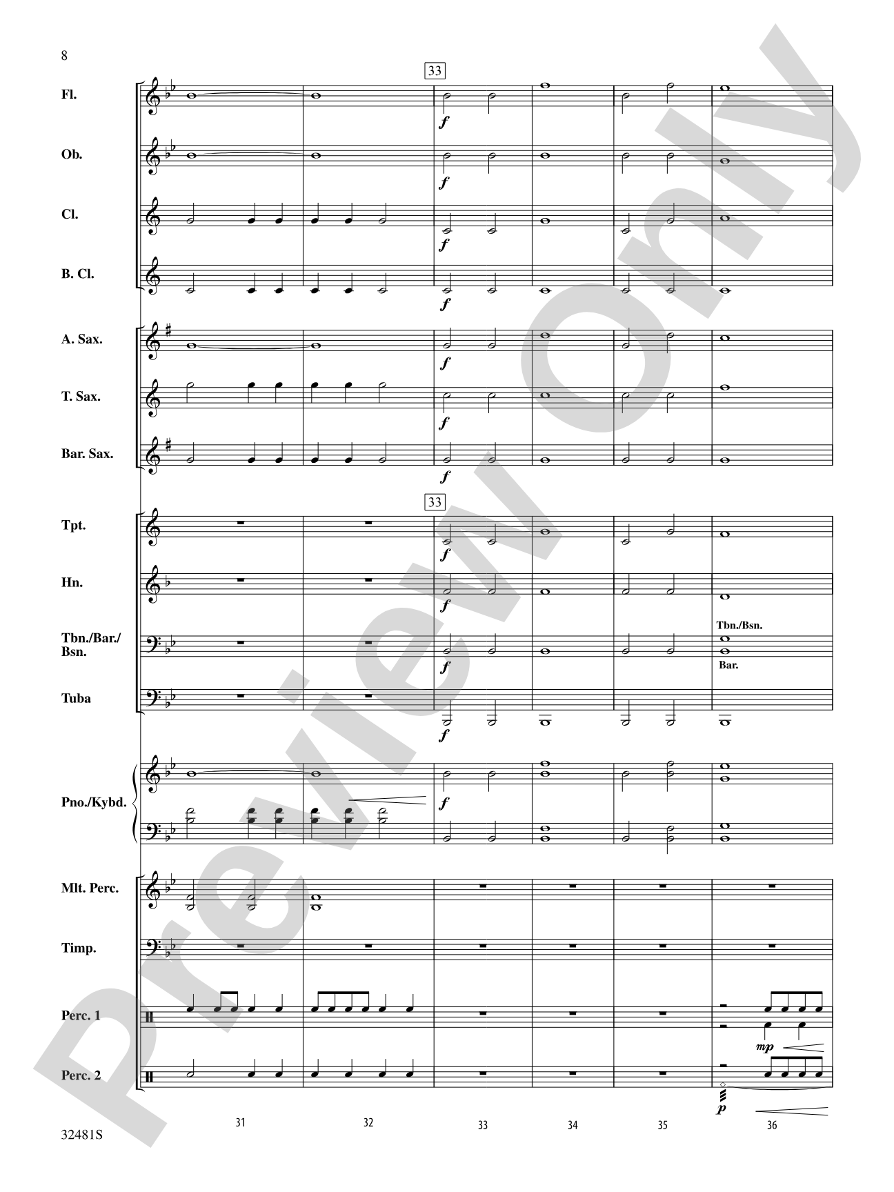 Procession of Heroes: Concert Band Conductor Score & Parts
