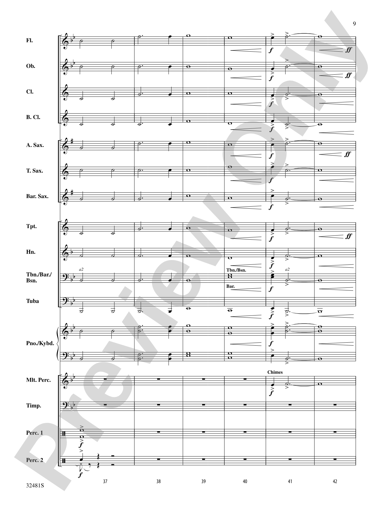 Procession of Heroes: Concert Band Conductor Score & Parts