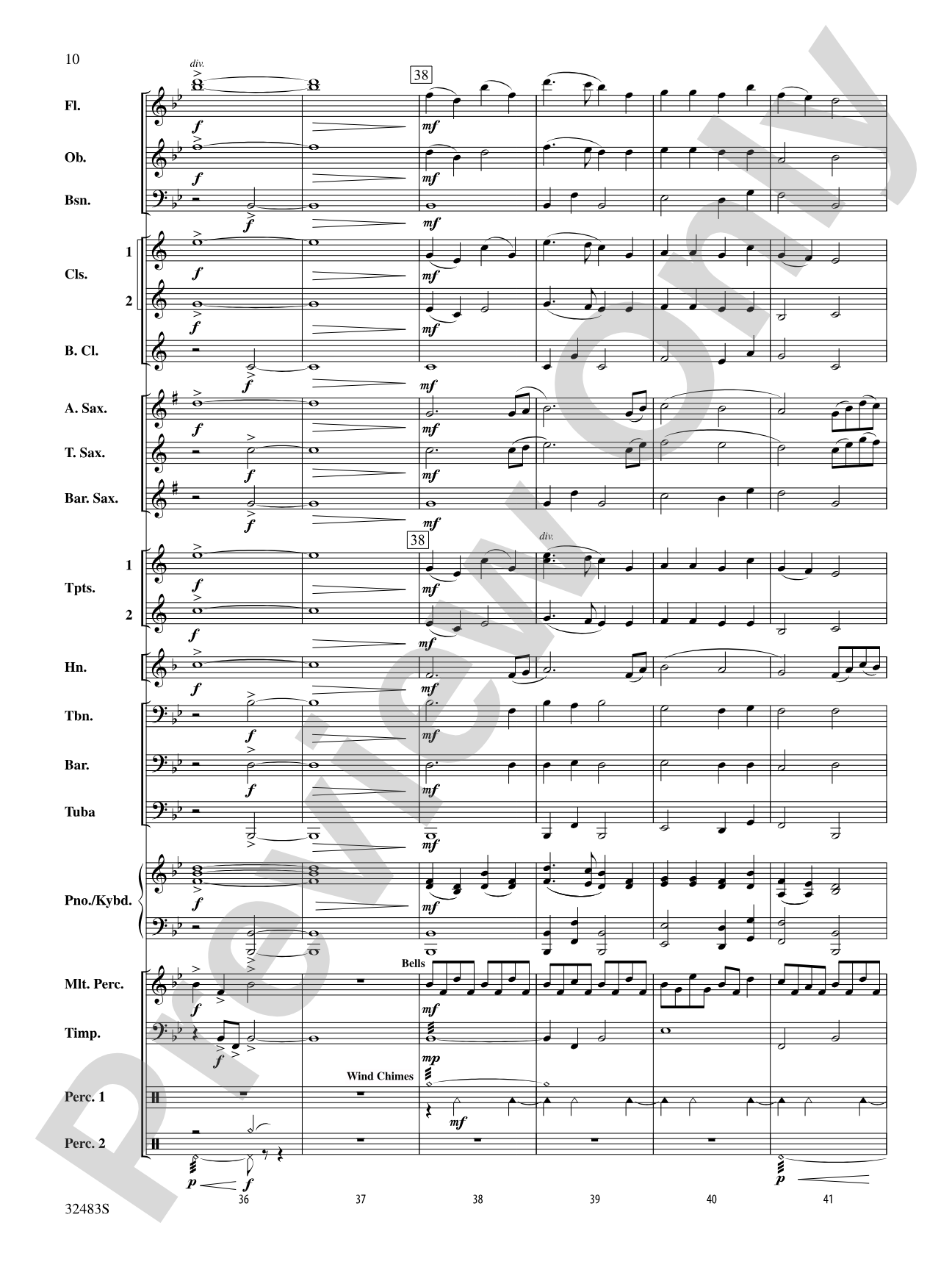 Angels from the Realms of Glory: Concert Band Conductor Score & Parts