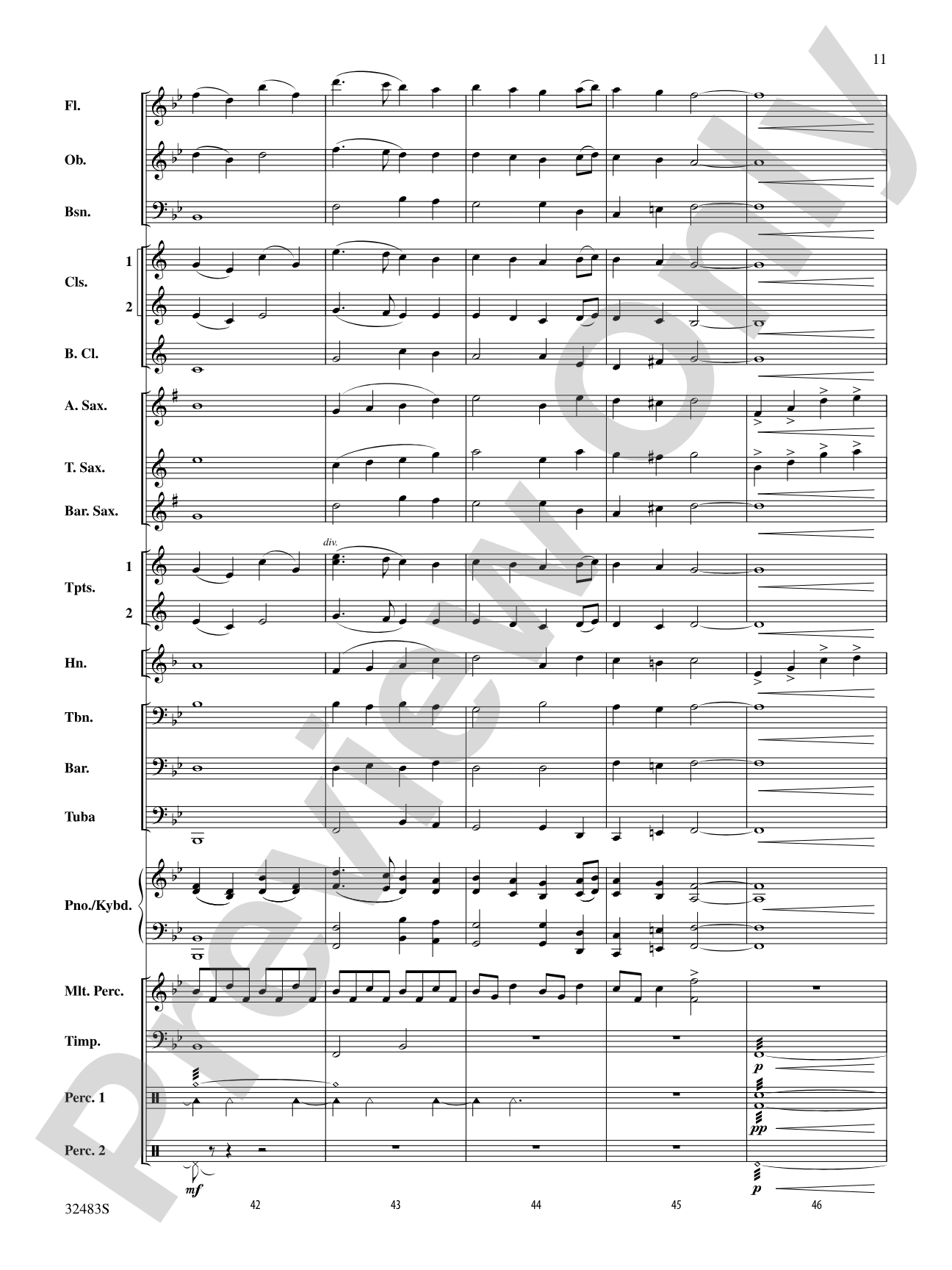 Angels from the Realms of Glory: Concert Band Conductor Score & Parts