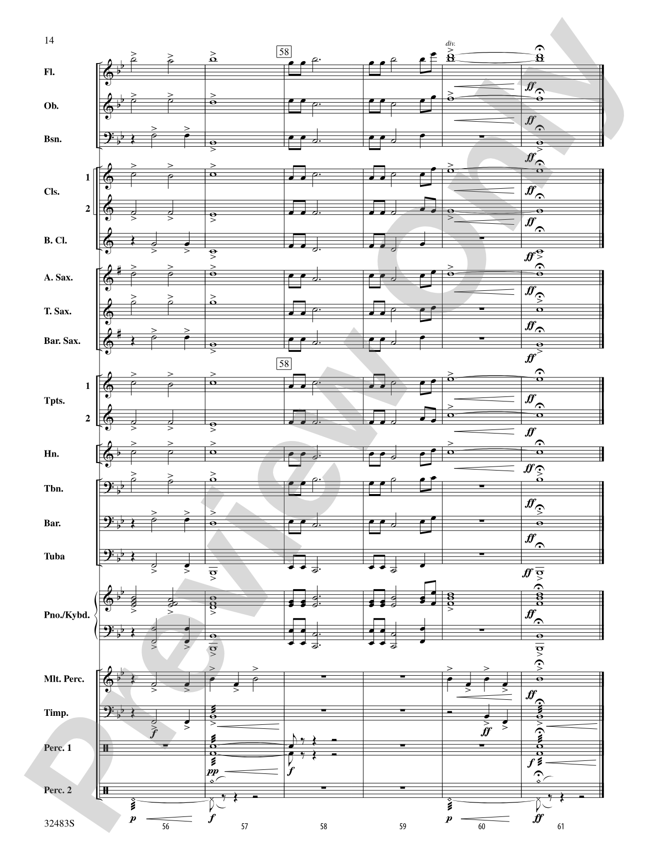 Angels from the Realms of Glory: Concert Band Conductor Score & Parts