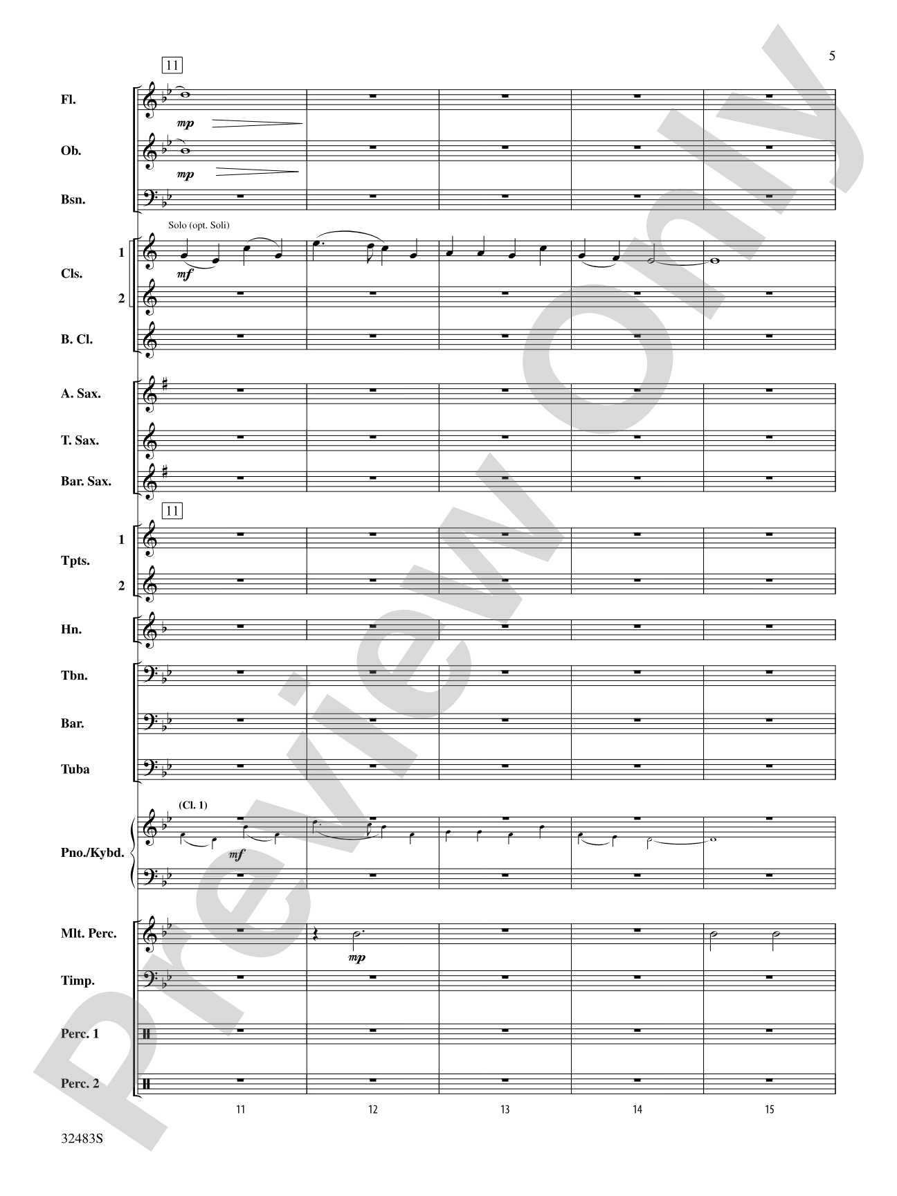 Angels from the Realms of Glory: Concert Band Conductor Score & Parts