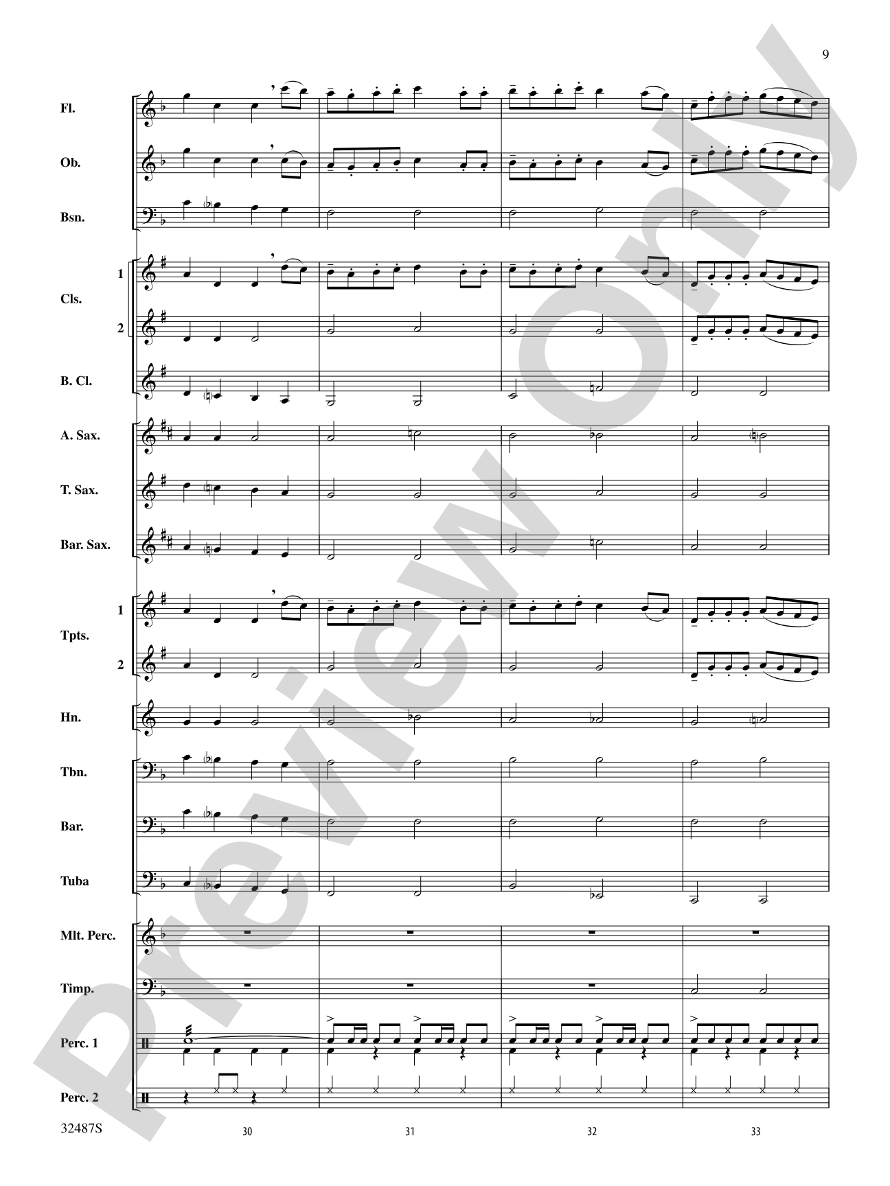 Tales from the Sea: Concert Band Conductor Score & Parts