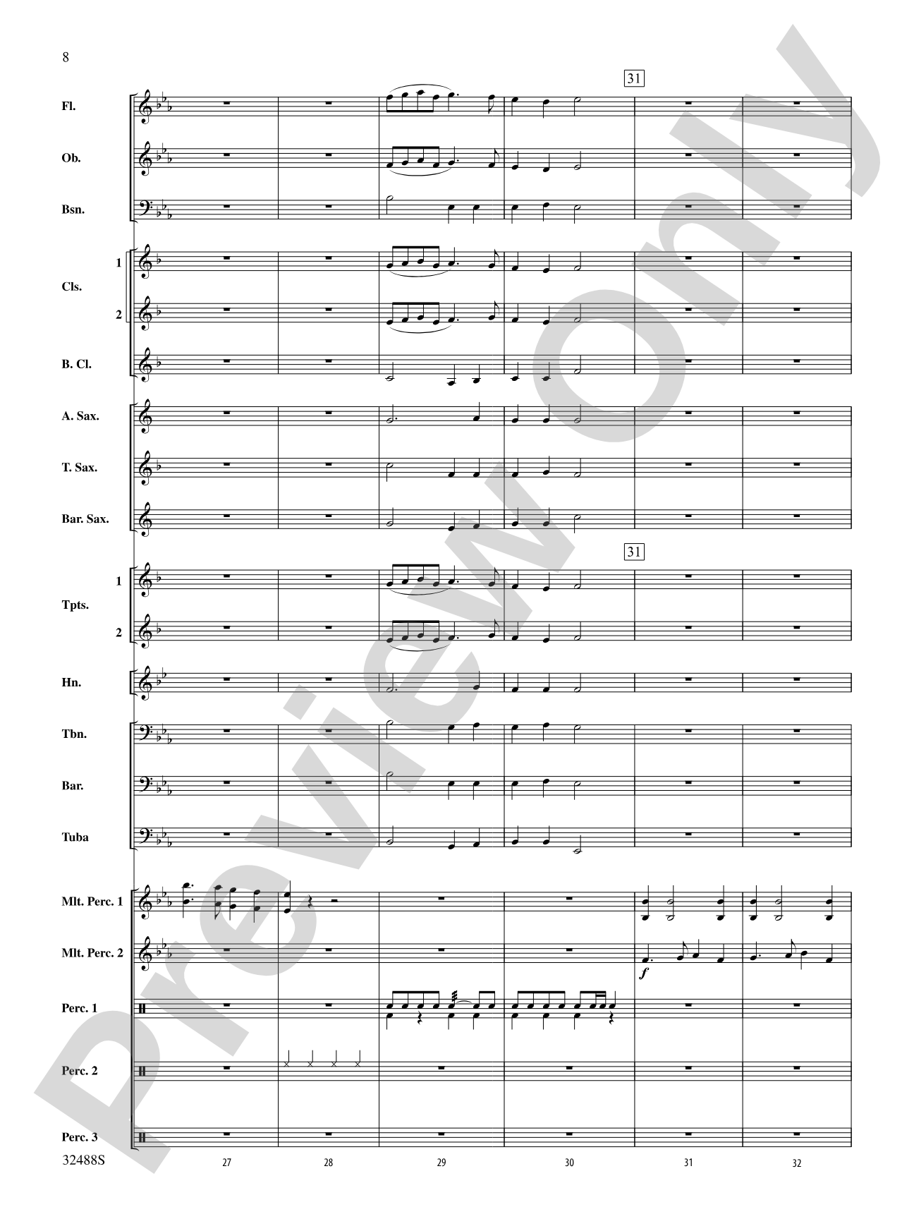 Deck the Hall with Bells and Whistles: Concert Band Conductor Score & Parts
