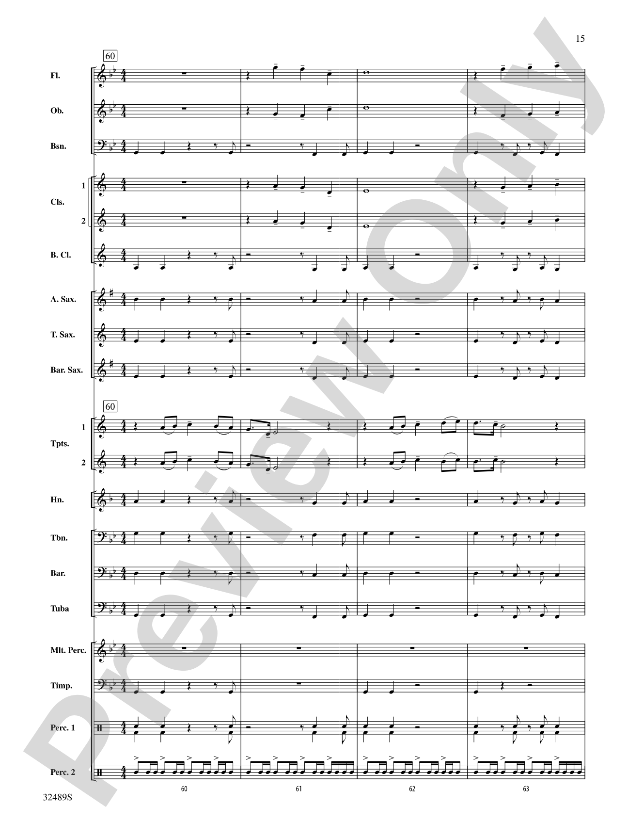Weinmaster Park: Concert Band Conductor Score & Parts