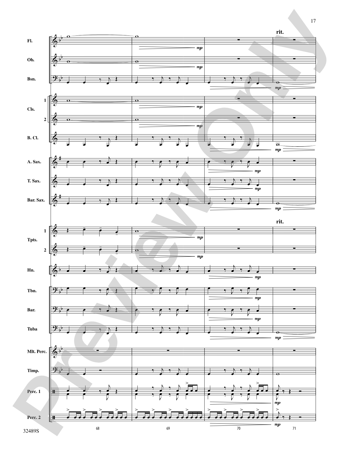 Weinmaster Park: Concert Band Conductor Score & Parts
