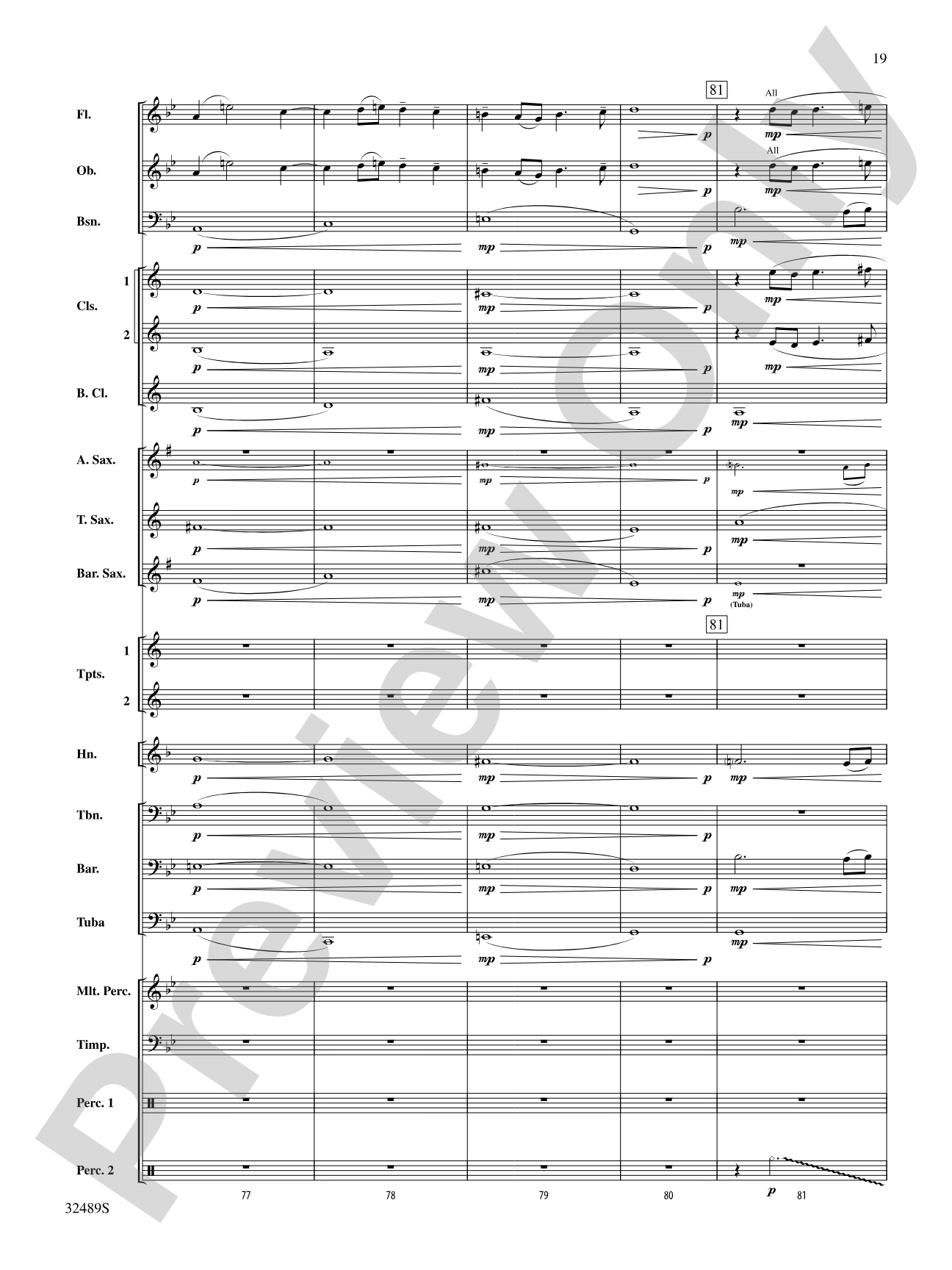 Weinmaster Park: Concert Band Conductor Score & Parts