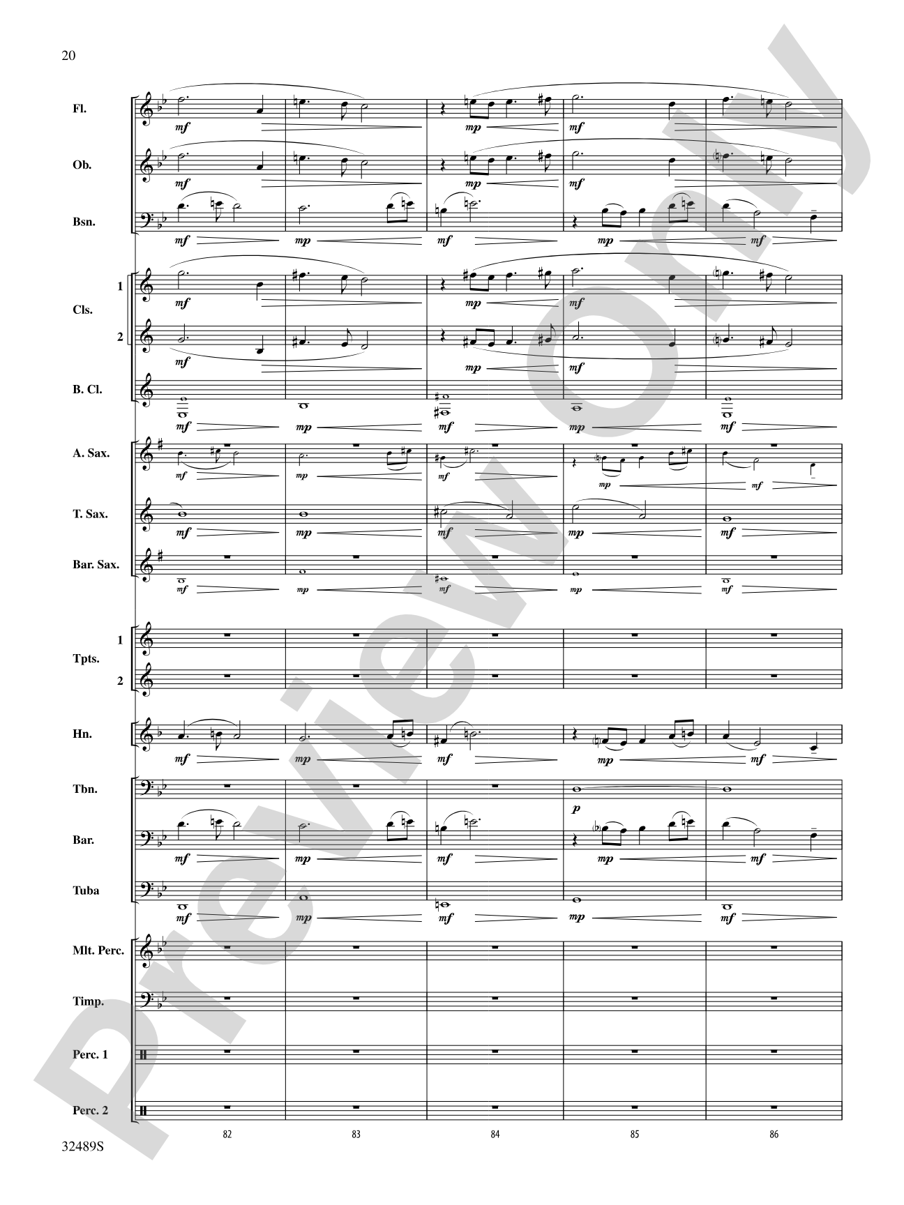Weinmaster Park: Concert Band Conductor Score & Parts