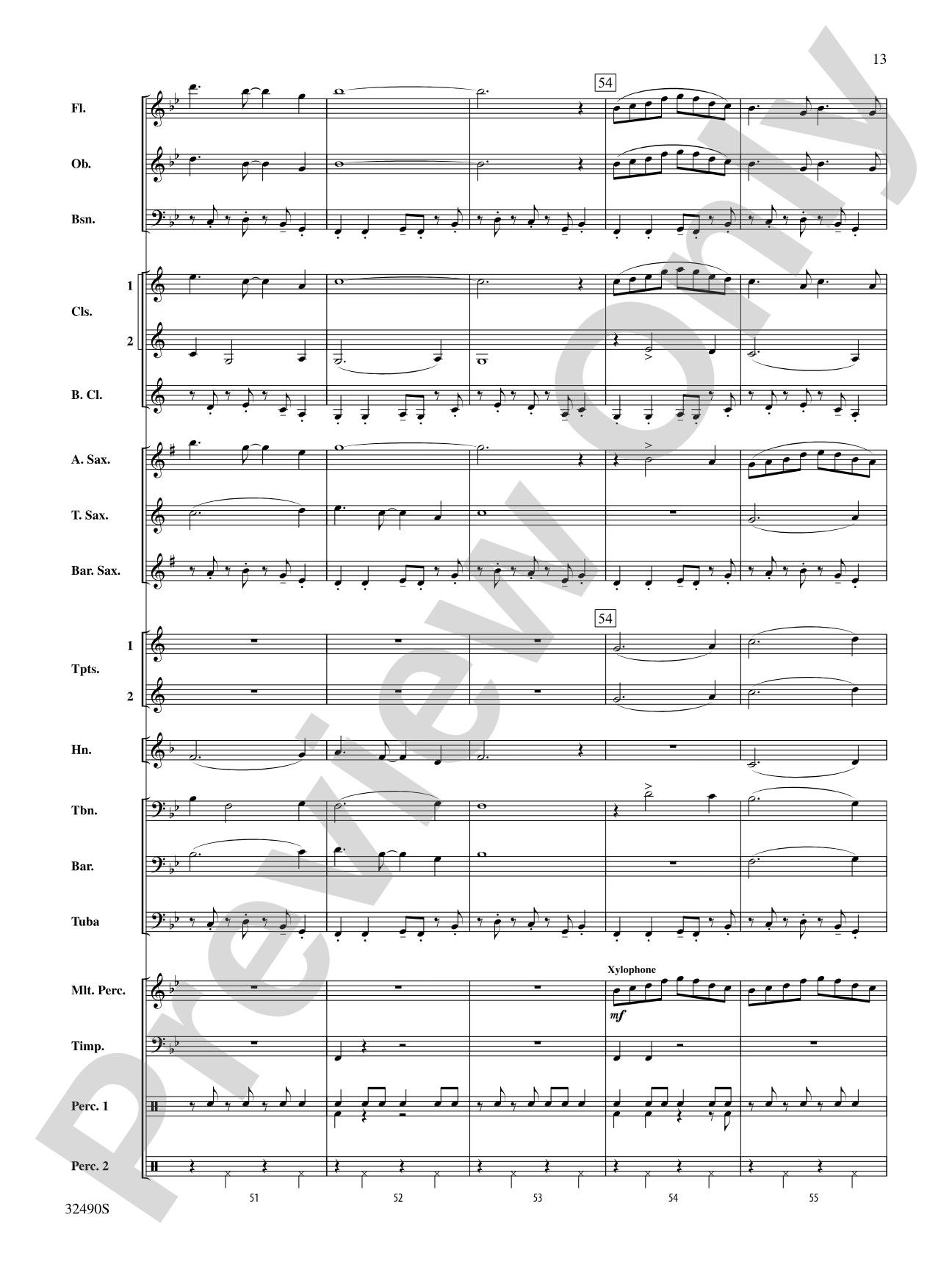 Splendor on the Wing: Concert Band Conductor Score & Parts