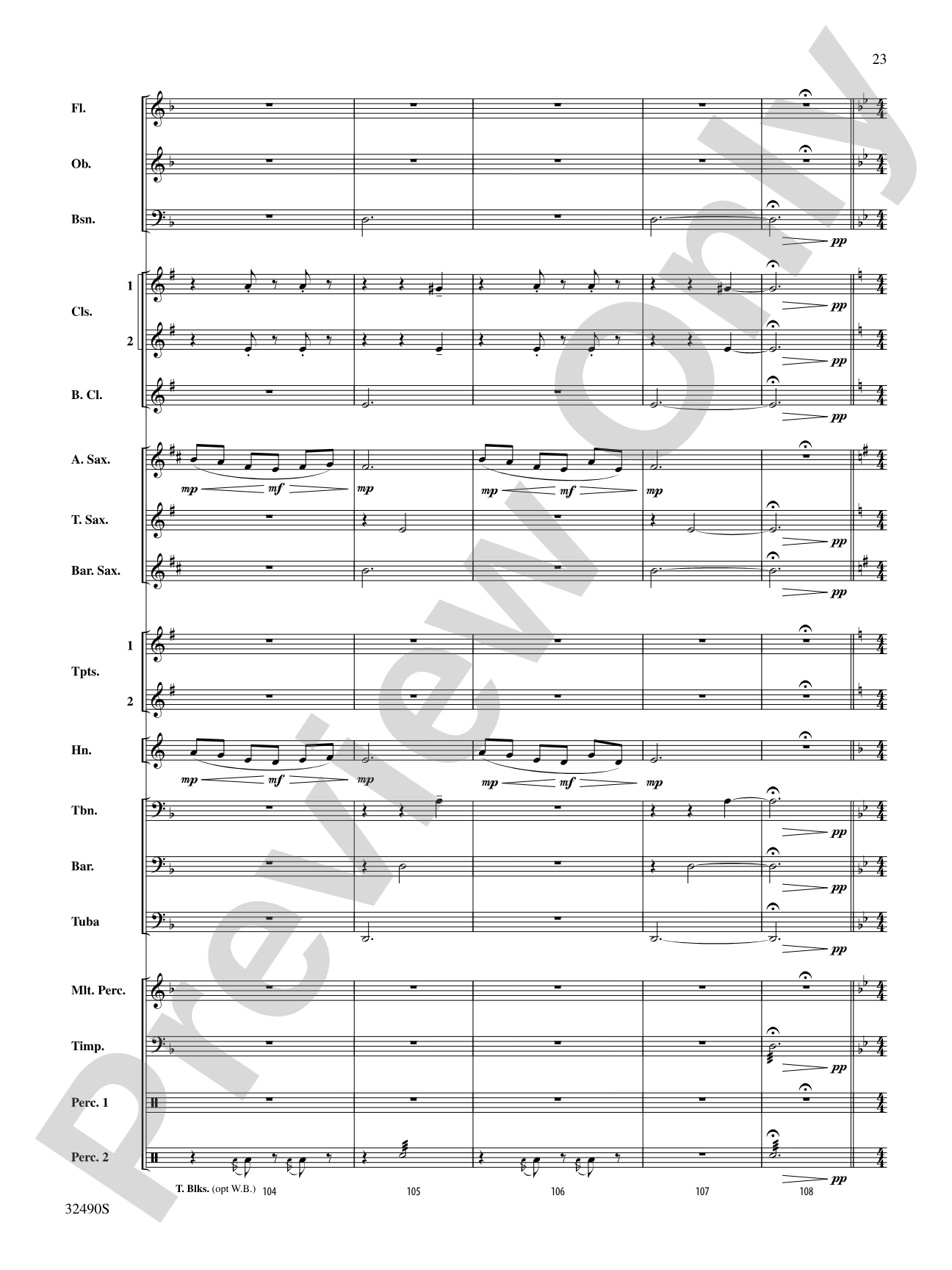 Splendor on the Wing: Concert Band Conductor Score & Parts