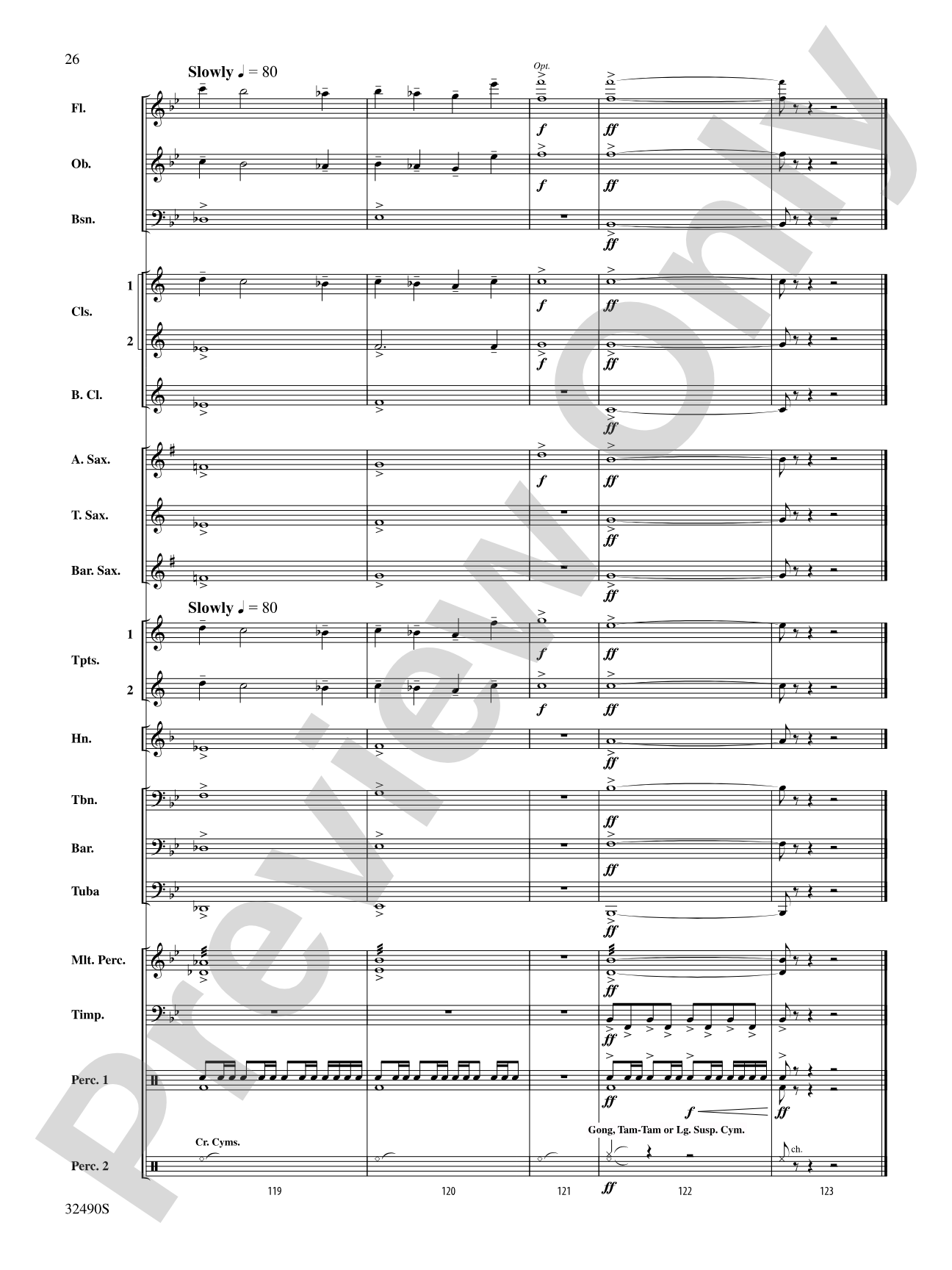Splendor on the Wing: Concert Band Conductor Score & Parts