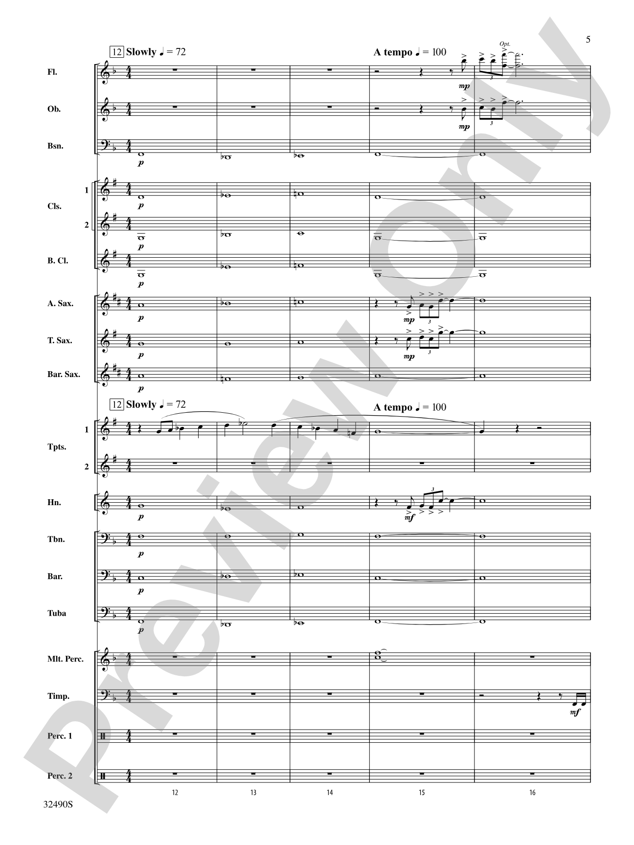 Splendor on the Wing: Concert Band Conductor Score & Parts
