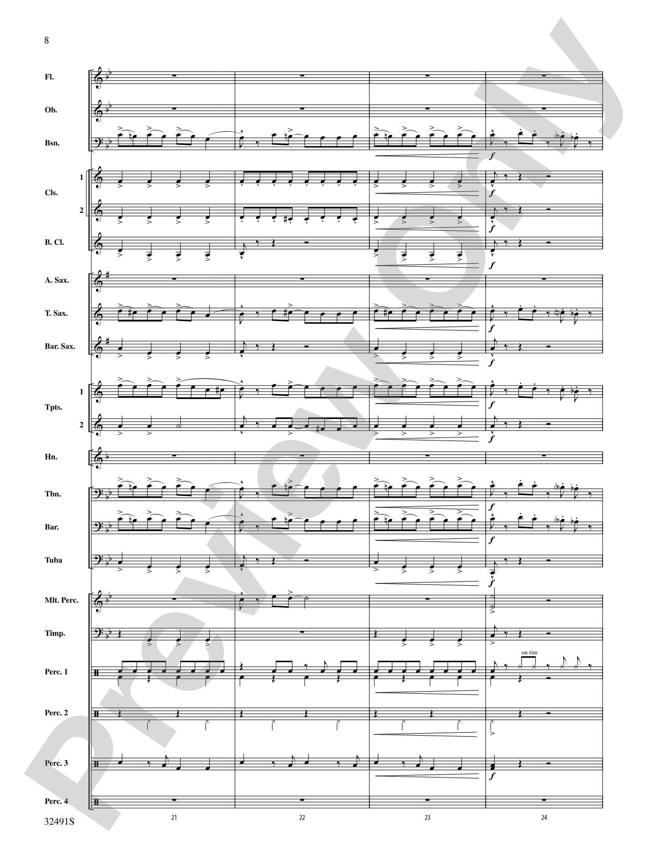 Confrontations: Concert Band Conductor Score & Parts