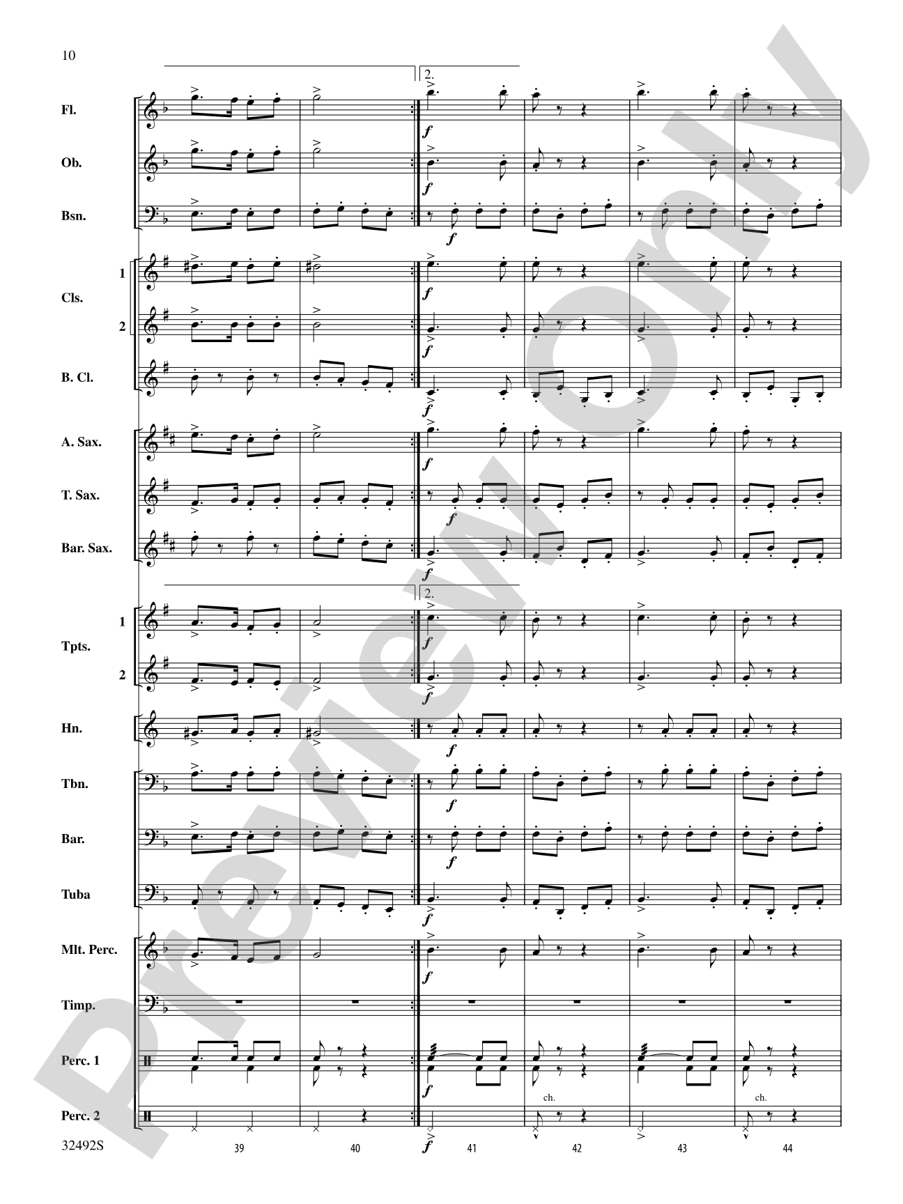 Trafalgar Square: Concert Band Conductor Score & Parts