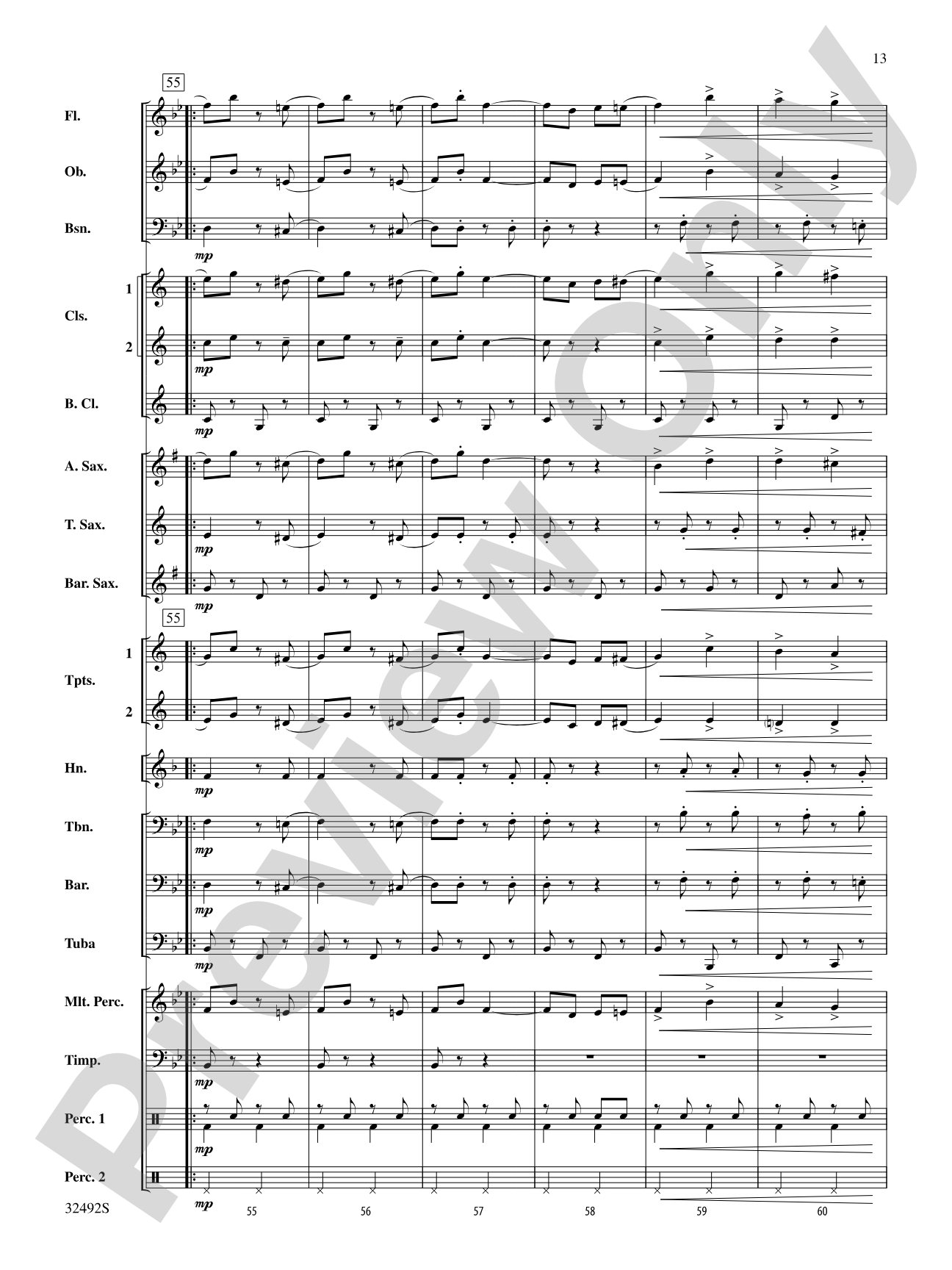 Trafalgar Square: Concert Band Conductor Score & Parts