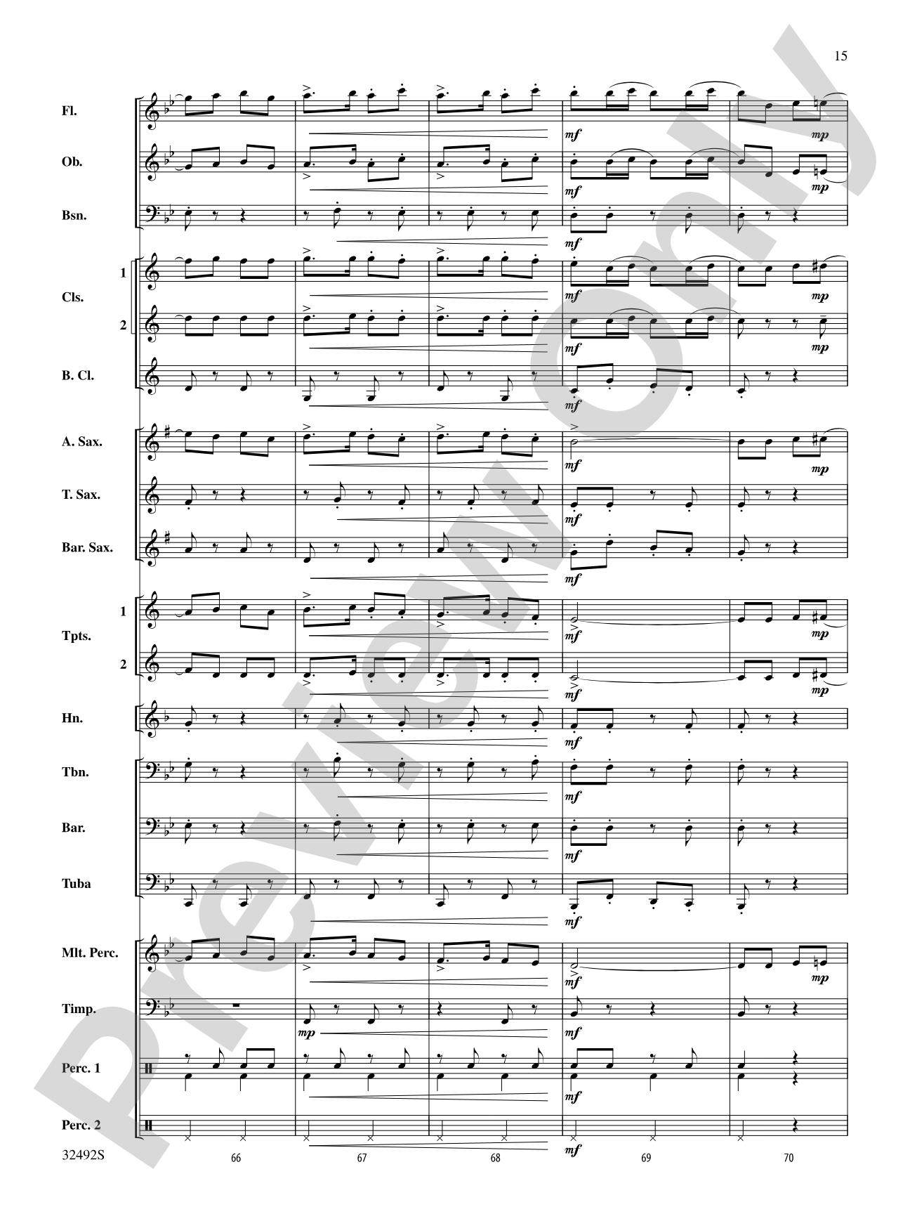 Trafalgar Square: Concert Band Conductor Score & Parts