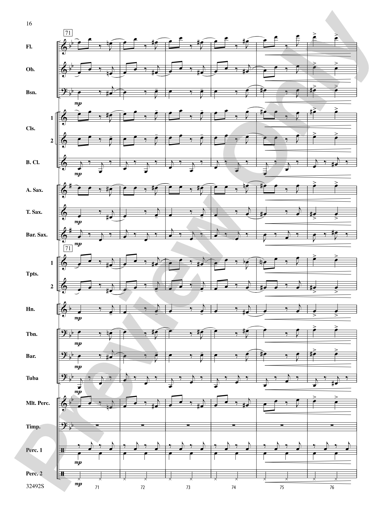 Trafalgar Square: Concert Band Conductor Score & Parts