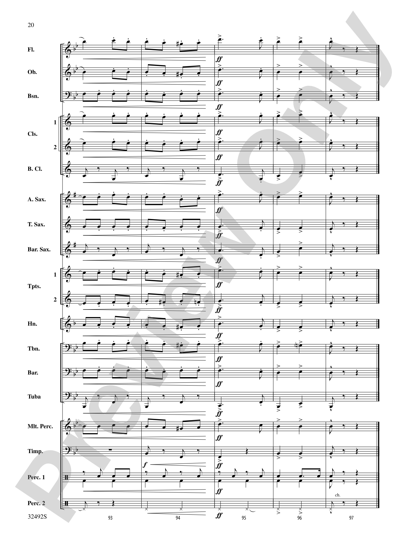 Trafalgar Square: Concert Band Conductor Score & Parts