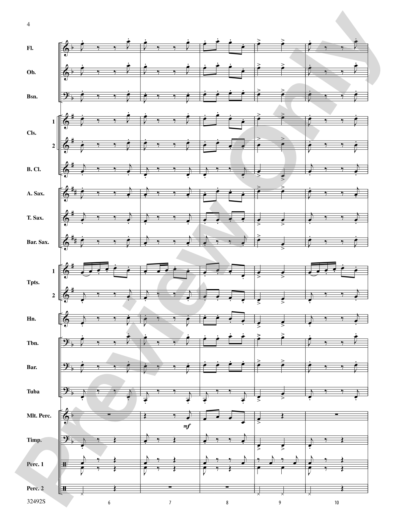 Trafalgar Square: Concert Band Conductor Score & Parts
