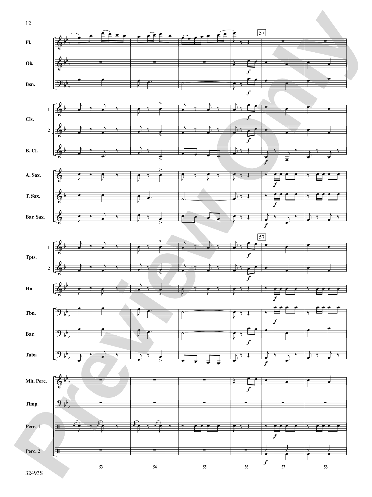 The Marines' Hymn: Concert Band Conductor Score & Parts