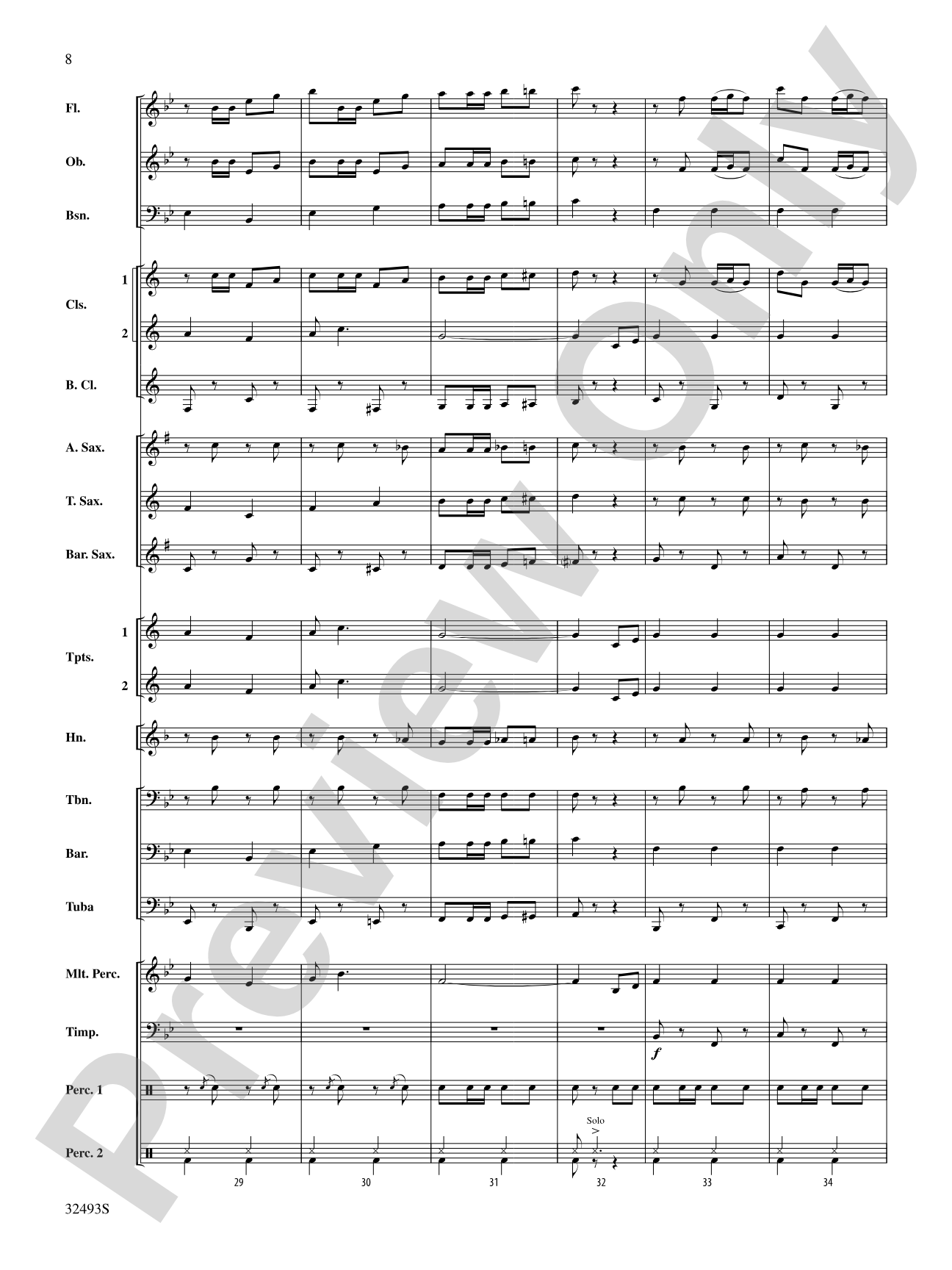 The Marines' Hymn: Concert Band Conductor Score & Parts