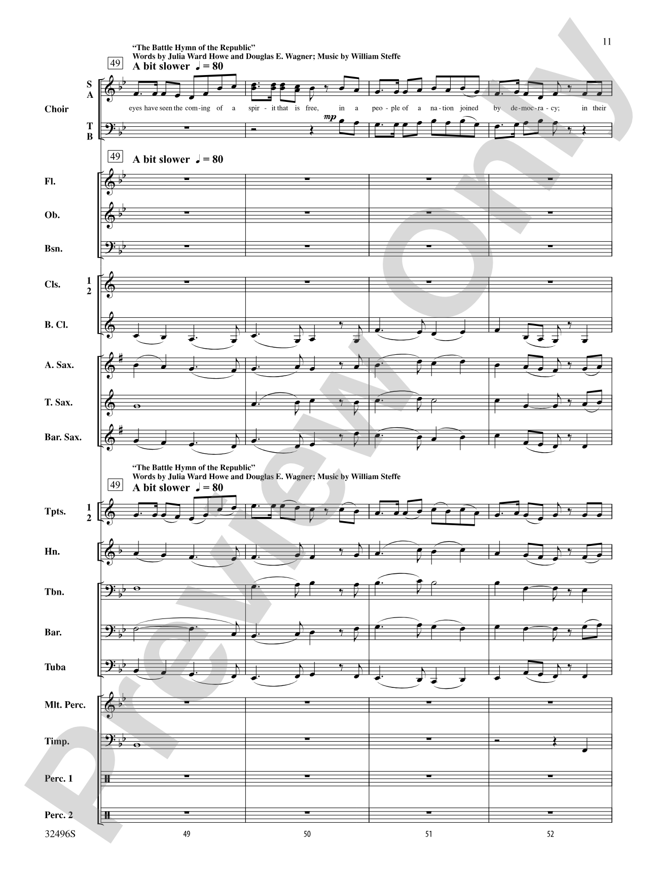 America: The Spirit Lives On! (for Band and Optional Choir): Concert Band Conductor Score & Parts