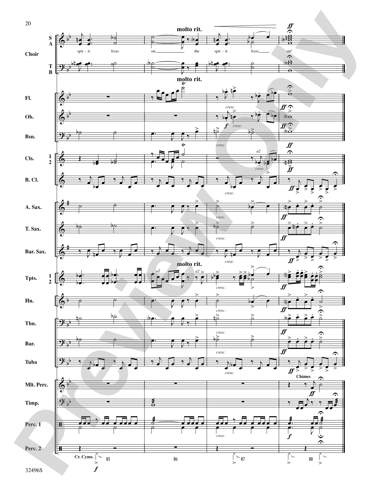 America: The Spirit Lives On! (for Band and Optional Choir): Concert Band Conductor Score & Parts