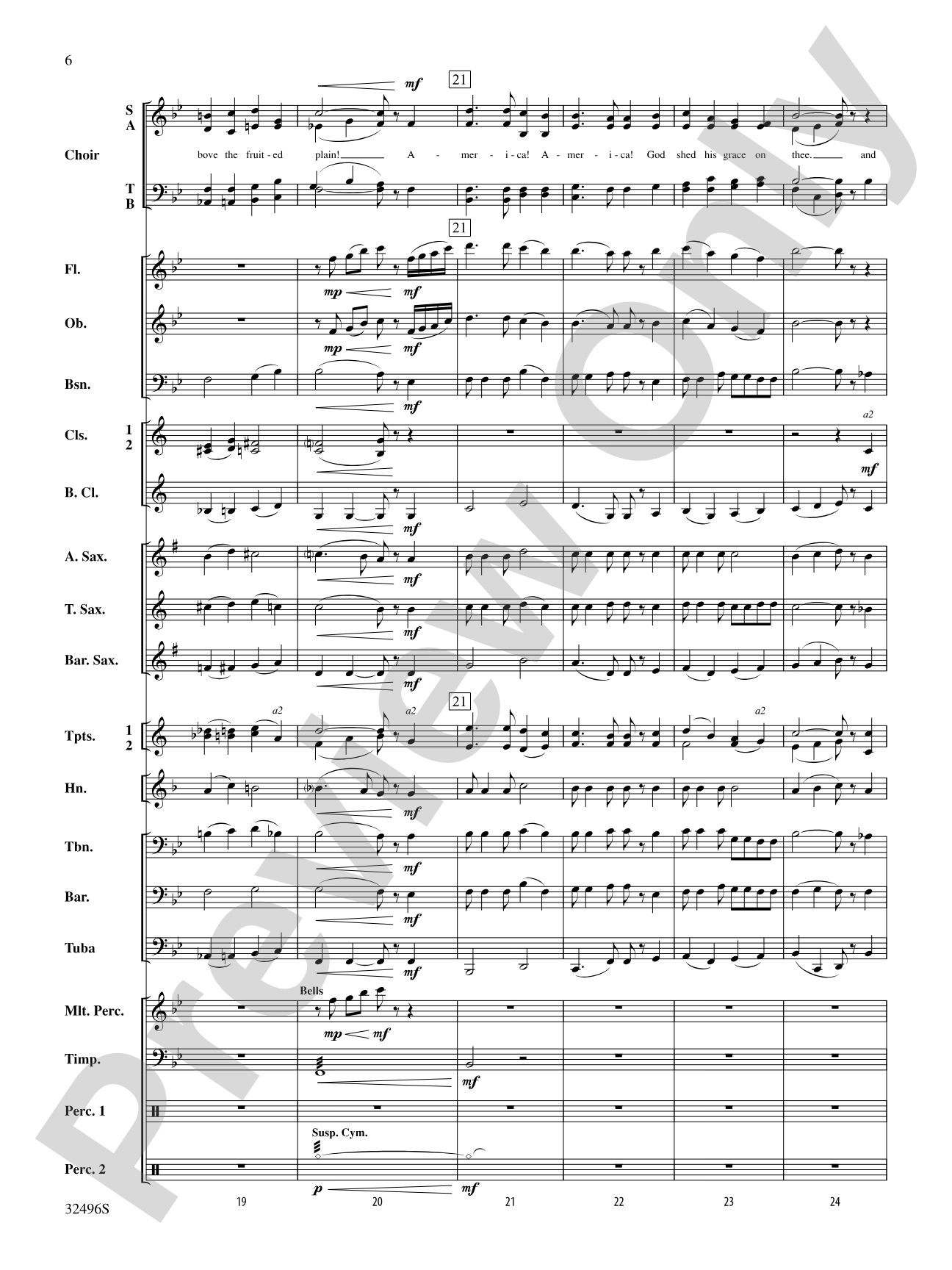 America: The Spirit Lives On! (for Band and Optional Choir): Concert Band Conductor Score & Parts