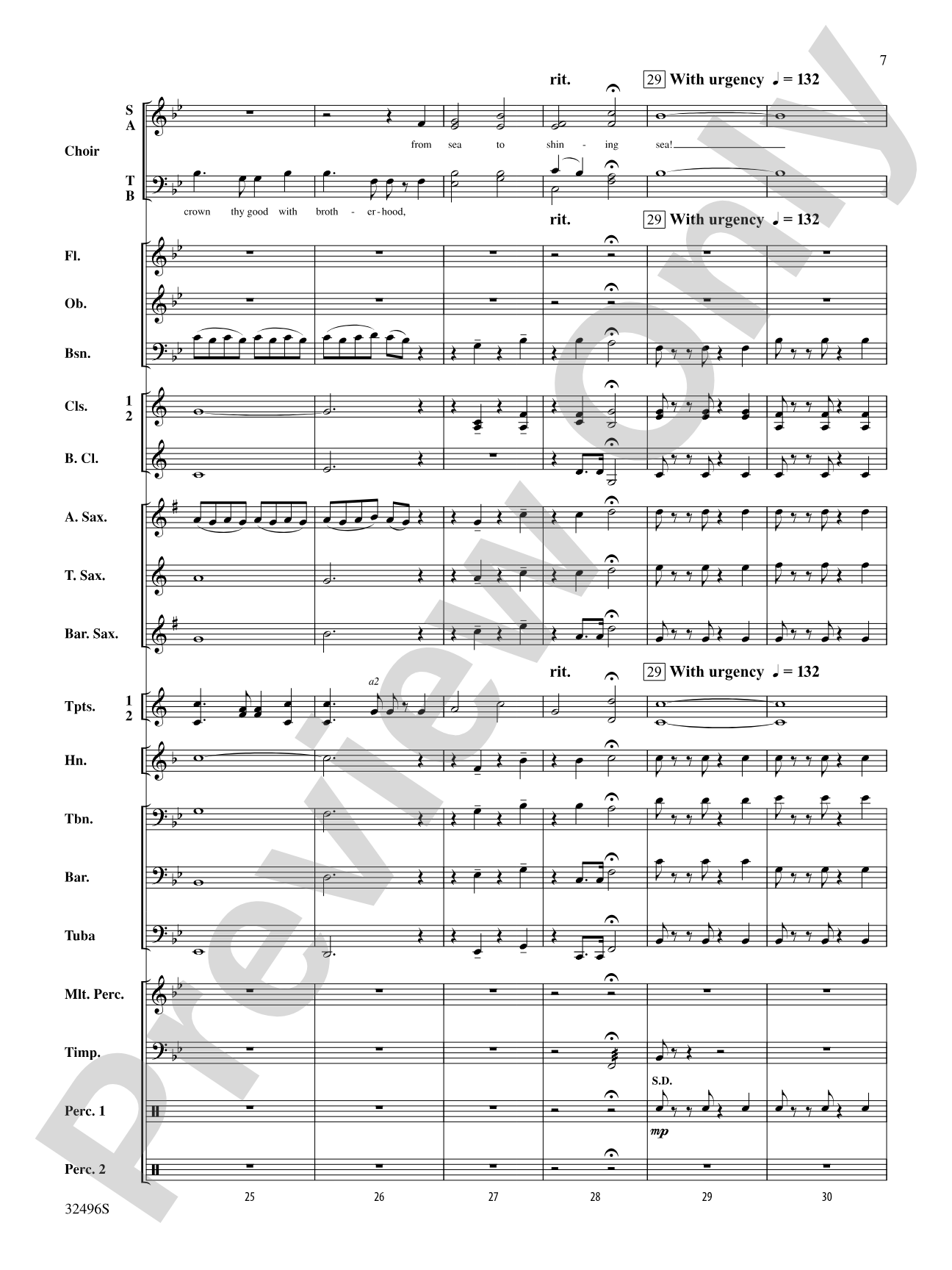 America: The Spirit Lives On! (for Band and Optional Choir): Concert Band Conductor Score & Parts