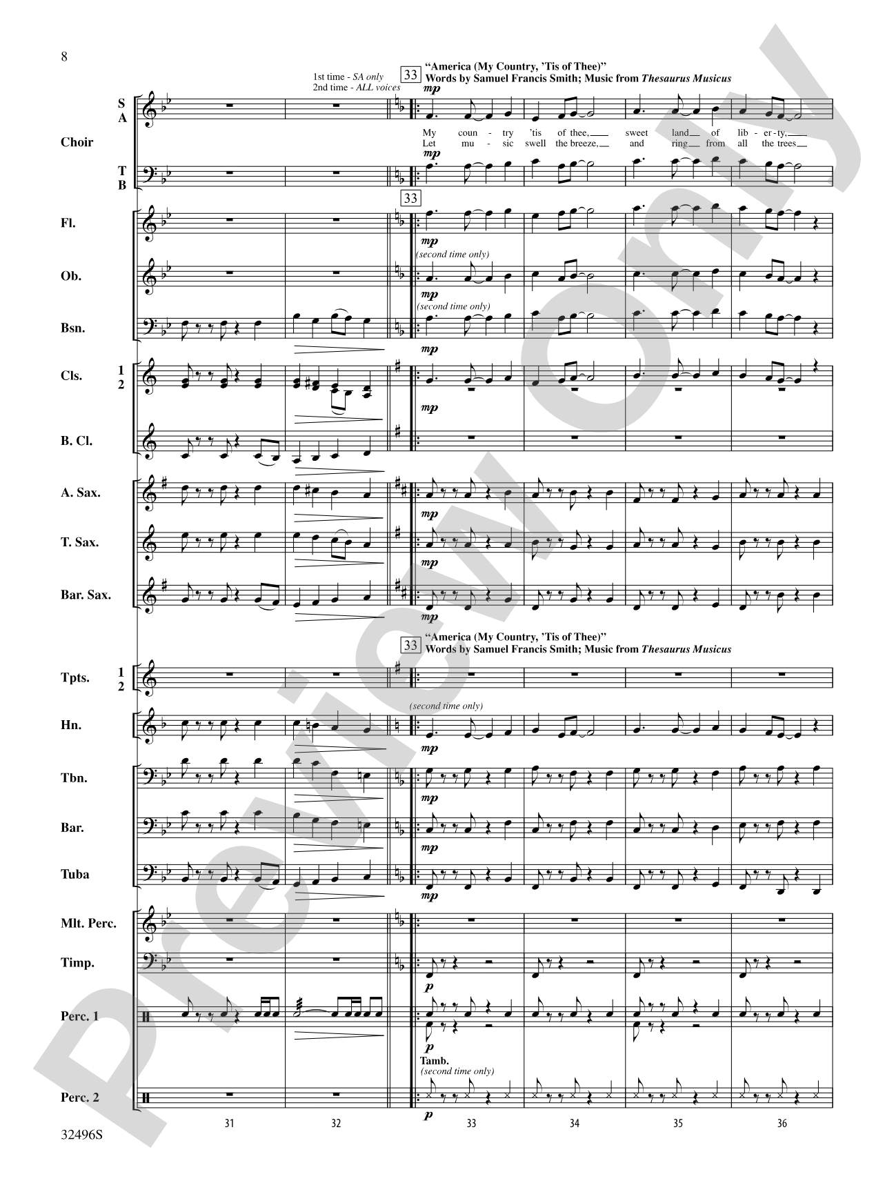 America: The Spirit Lives On! (for Band and Optional Choir): Concert Band Conductor Score & Parts