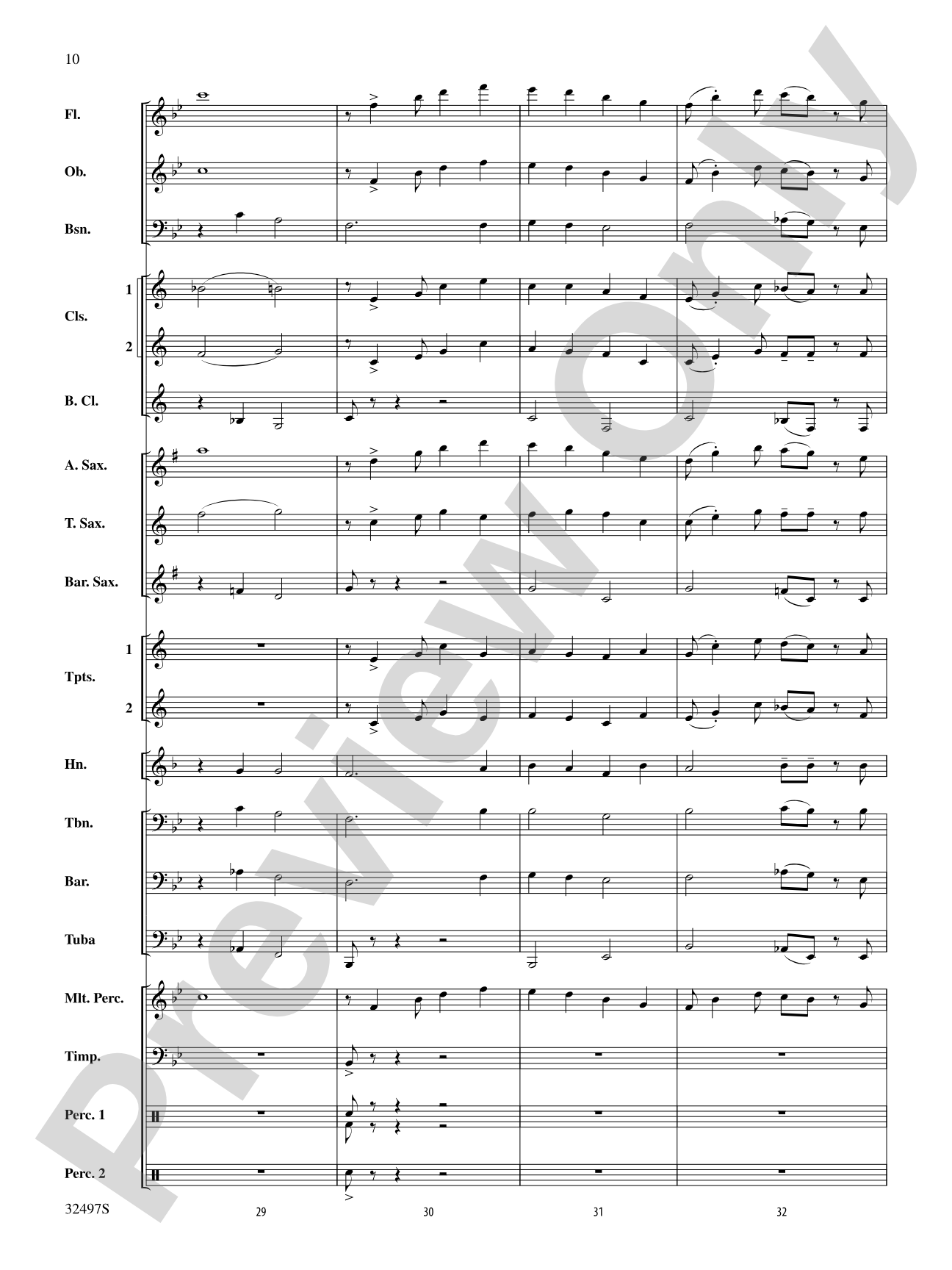 Broken Bow: Concert Band Conductor Score & Parts