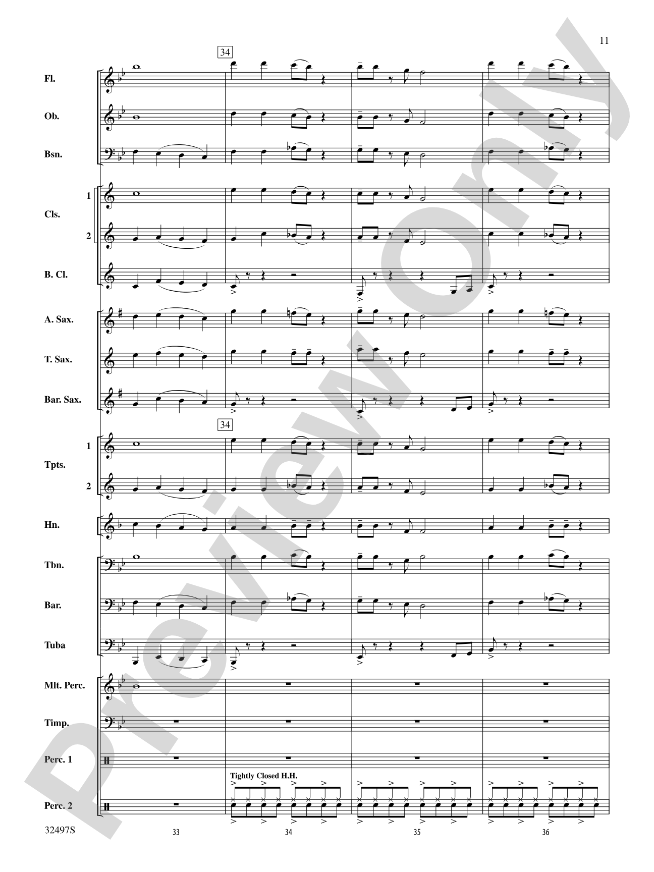 Broken Bow: Concert Band Conductor Score & Parts