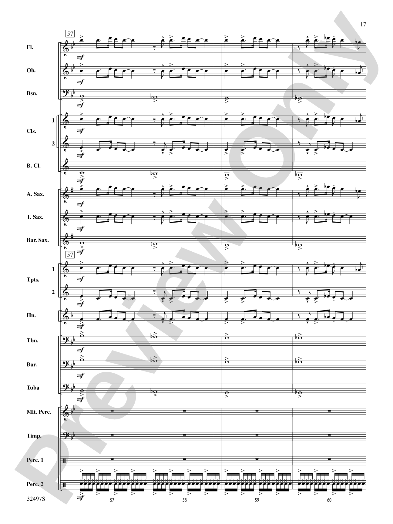 Broken Bow: Concert Band Conductor Score & Parts