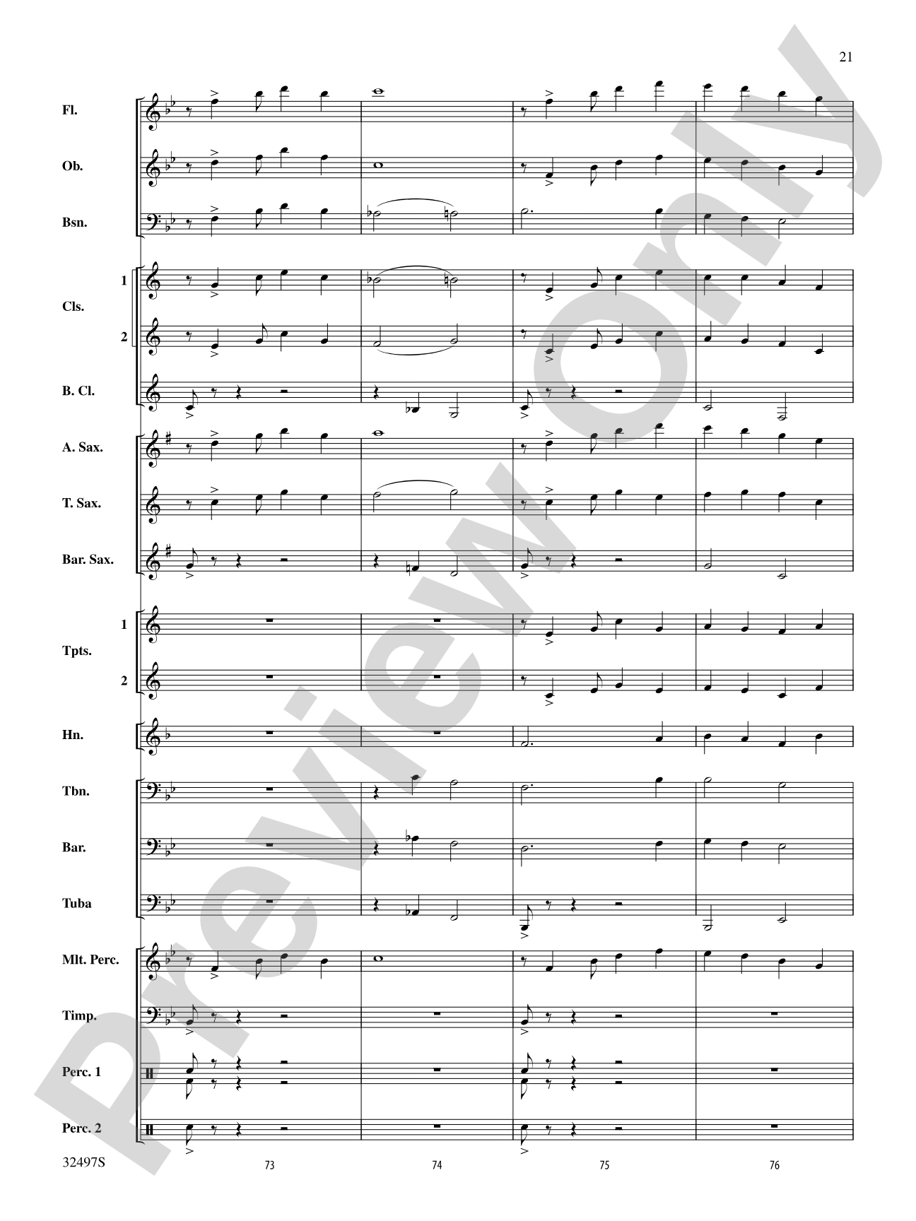 Broken Bow: Concert Band Conductor Score & Parts