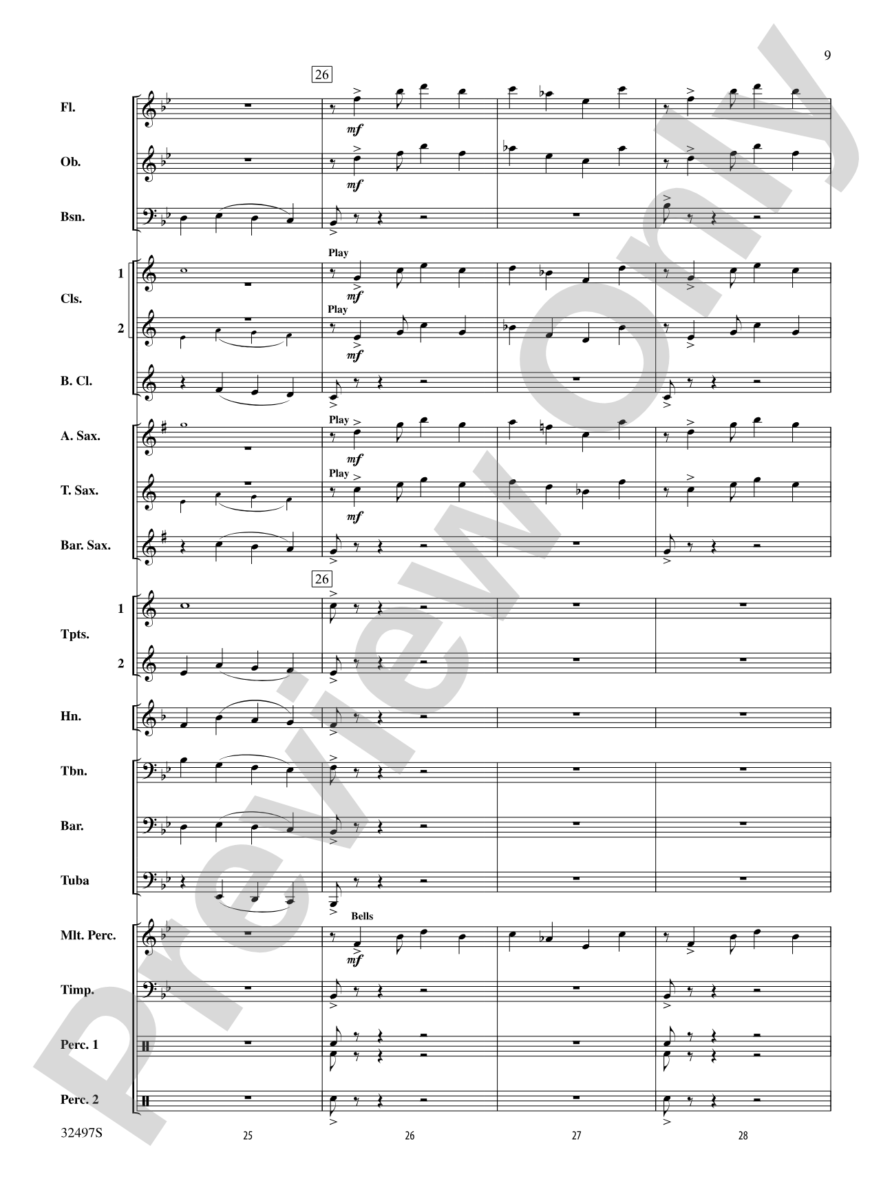 Broken Bow: Concert Band Conductor Score & Parts