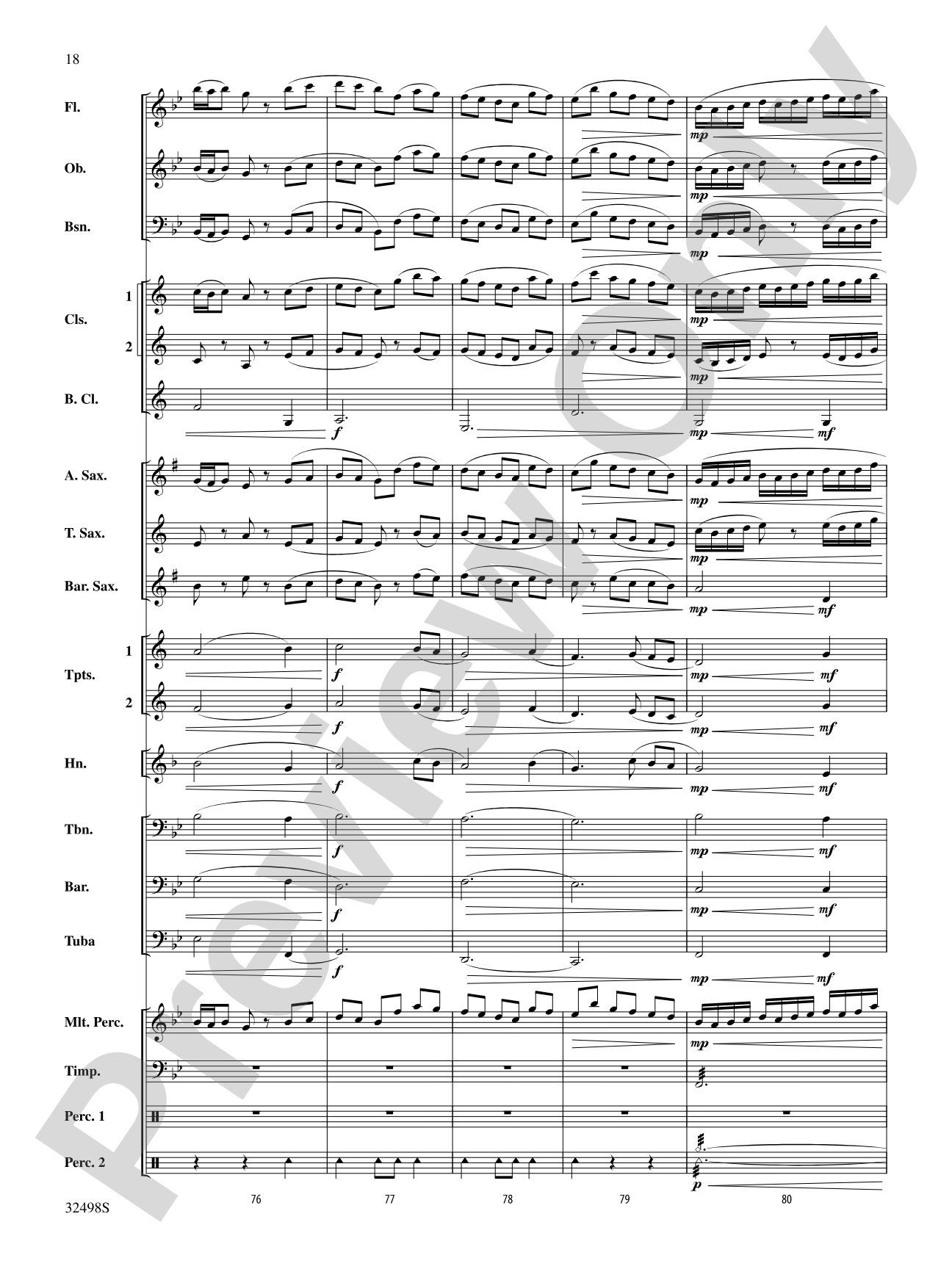 The Secret of Life: Concert Band Conductor Score & Parts