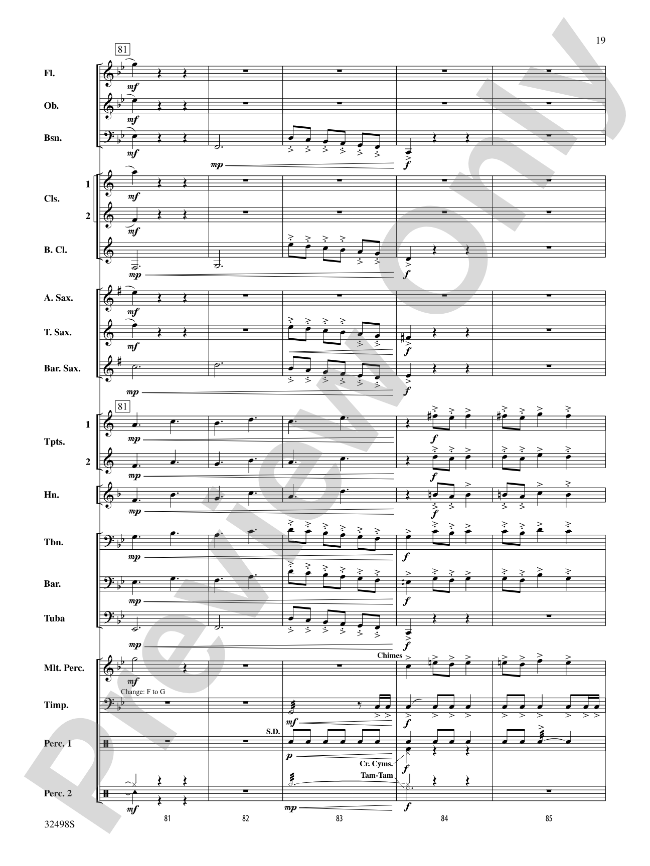 The Secret of Life: Concert Band Conductor Score & Parts