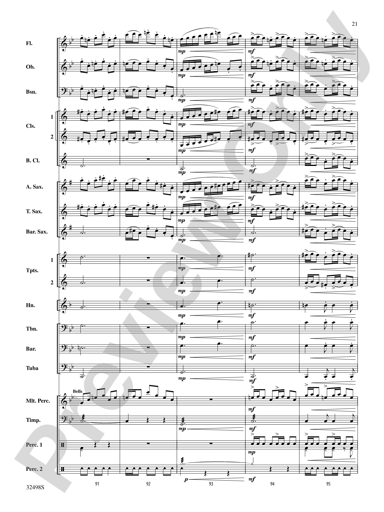 The Secret of Life: Concert Band Conductor Score & Parts
