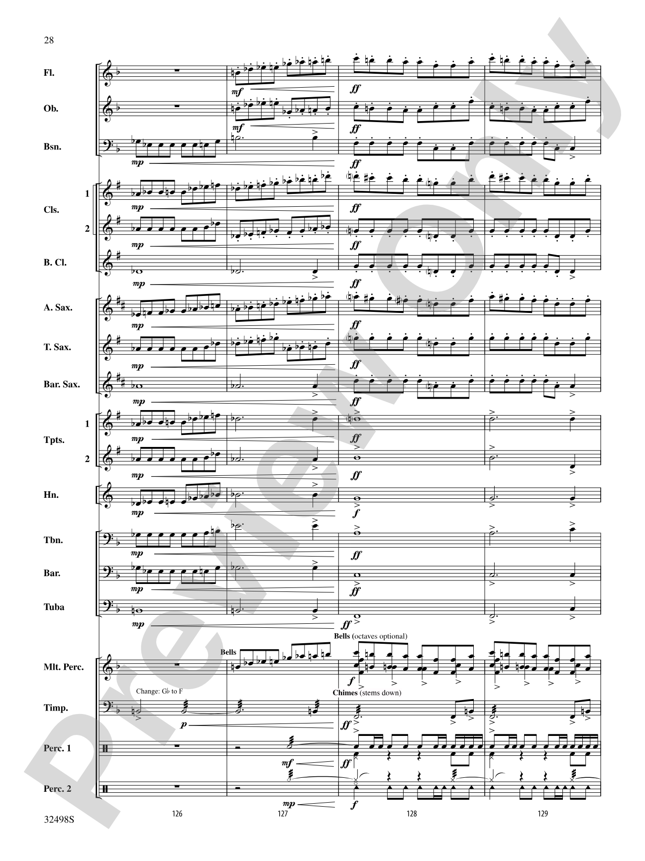 The Secret of Life: Concert Band Conductor Score & Parts