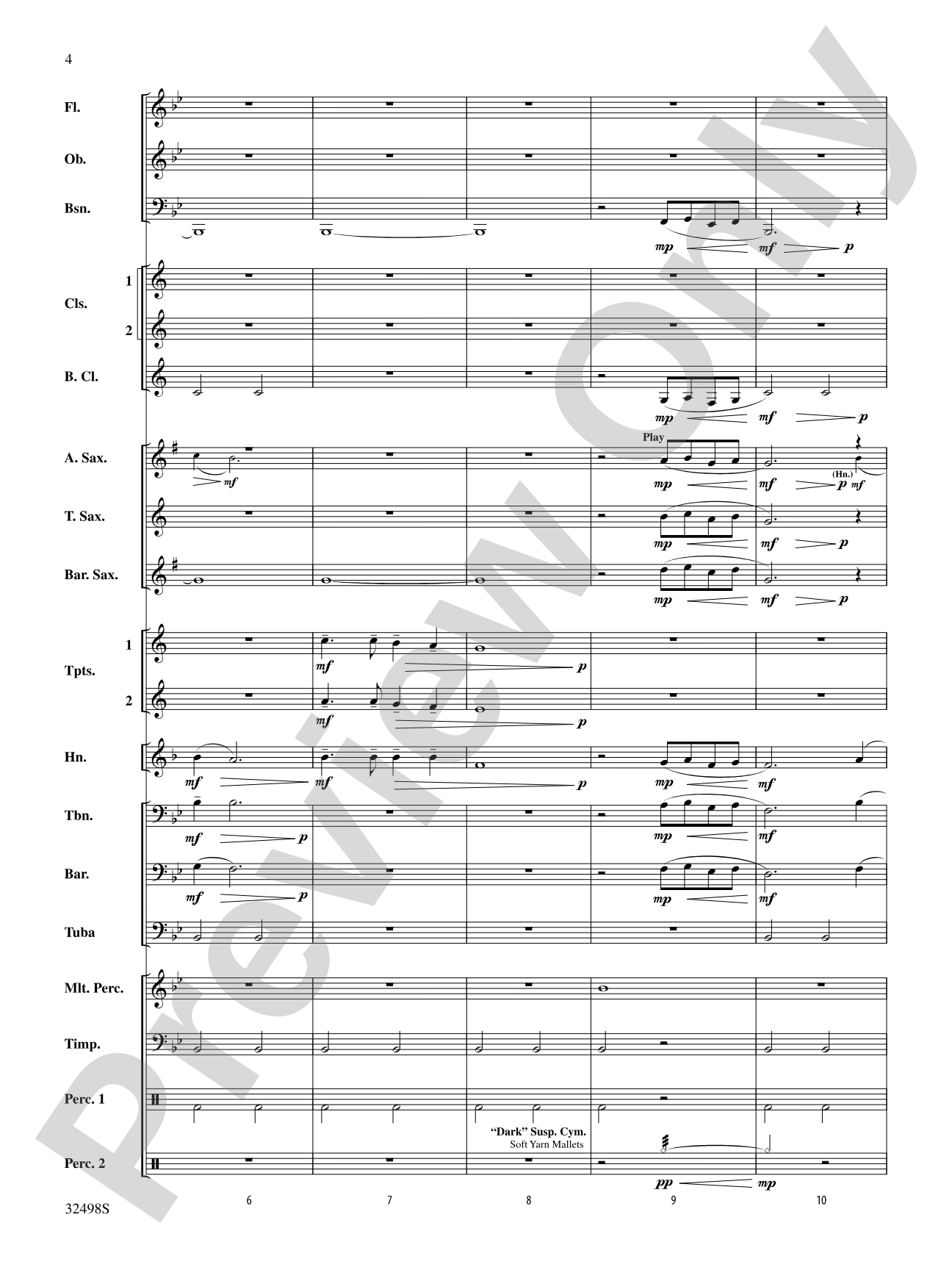 The Secret of Life: Concert Band Conductor Score & Parts