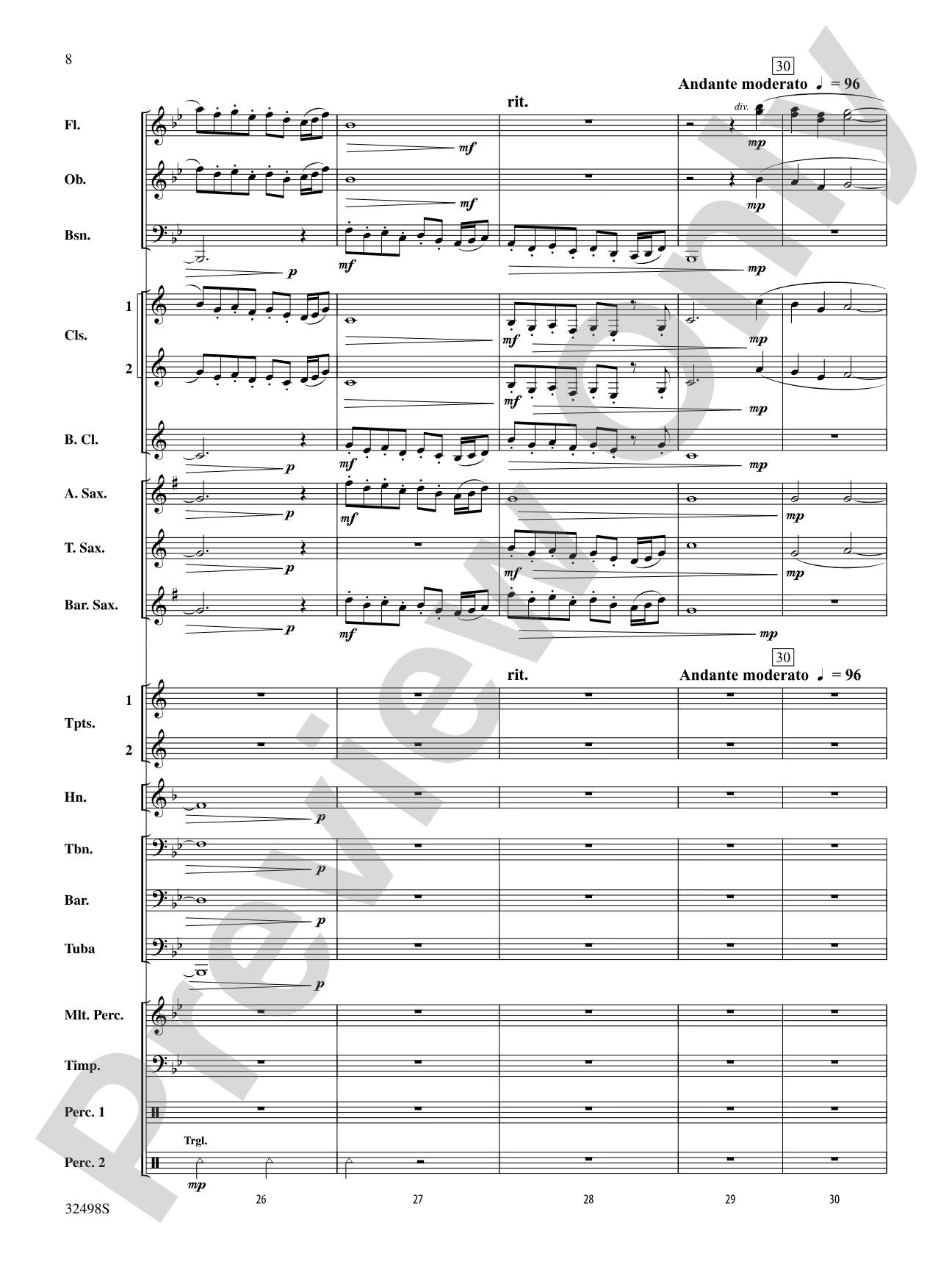 The Secret of Life: Concert Band Conductor Score & Parts