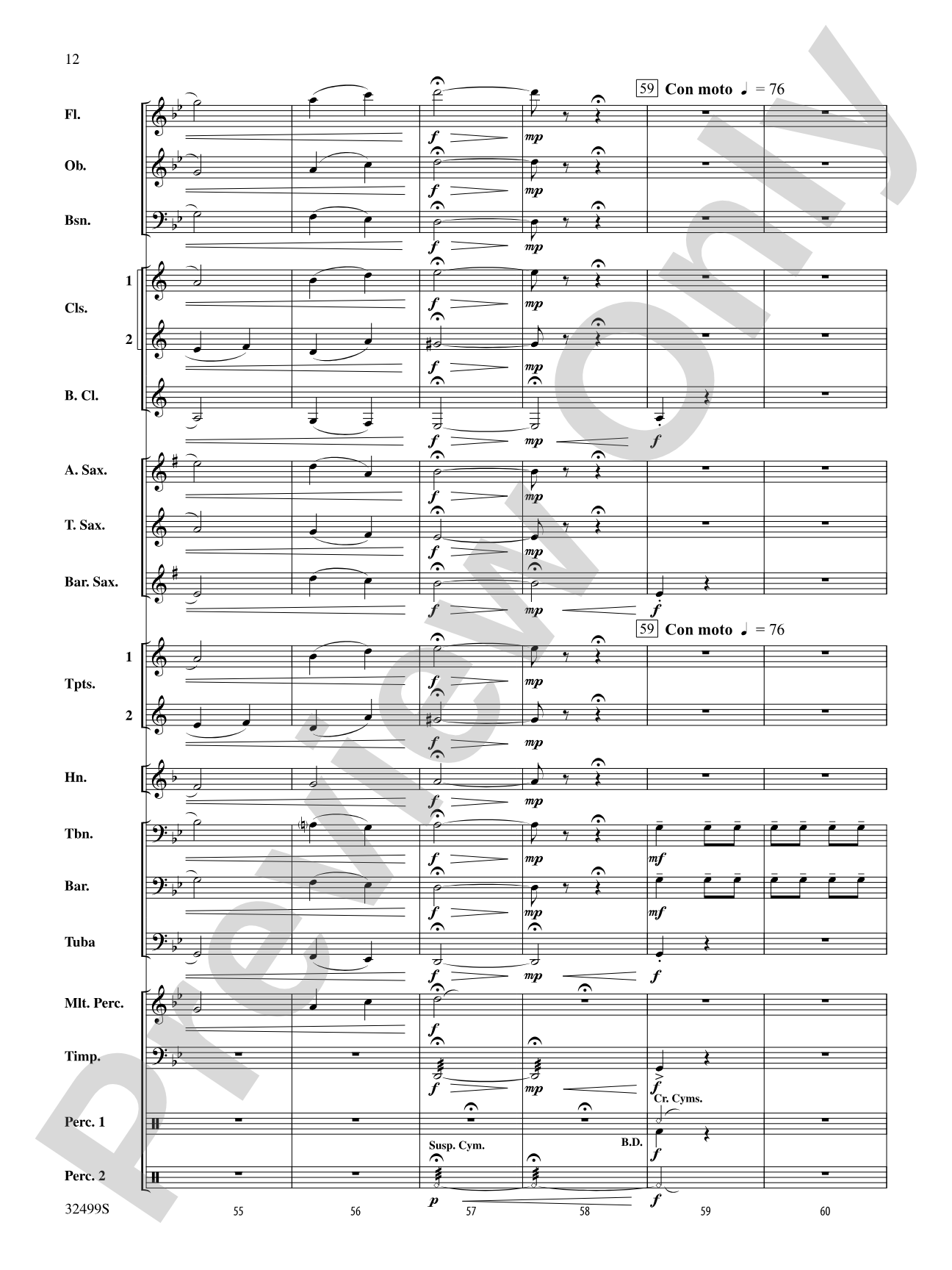 Russian Christmas Music: Concert Band Conductor Score & Parts