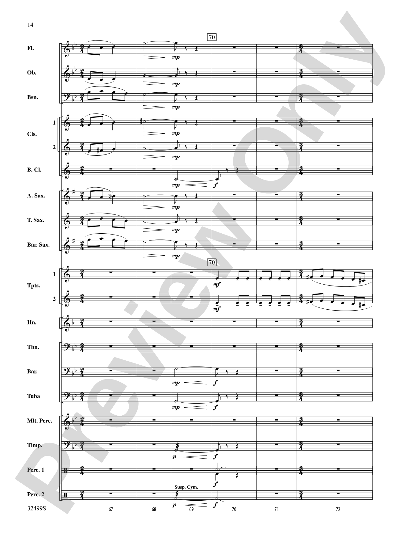 Russian Christmas Music: Concert Band Conductor Score & Parts