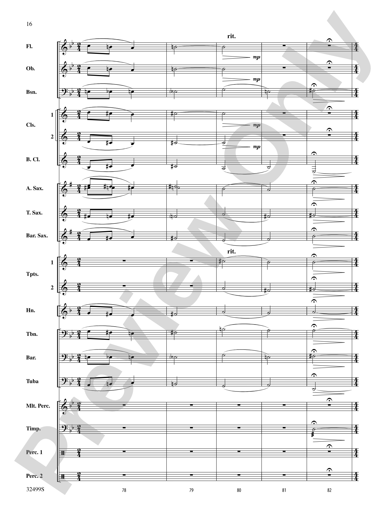 Russian Christmas Music: Concert Band Conductor Score & Parts