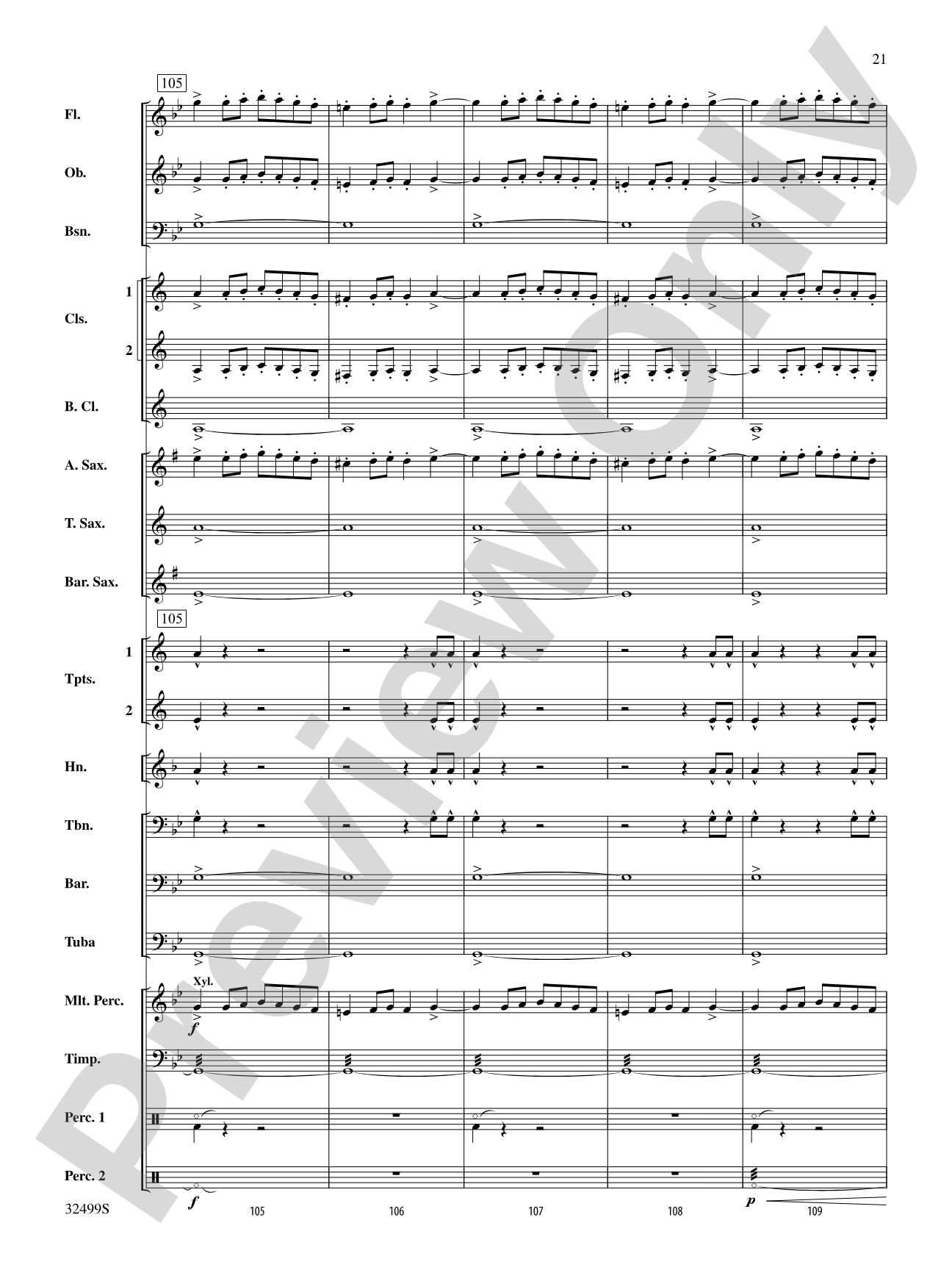 Russian Christmas Music: Concert Band Conductor Score & Parts