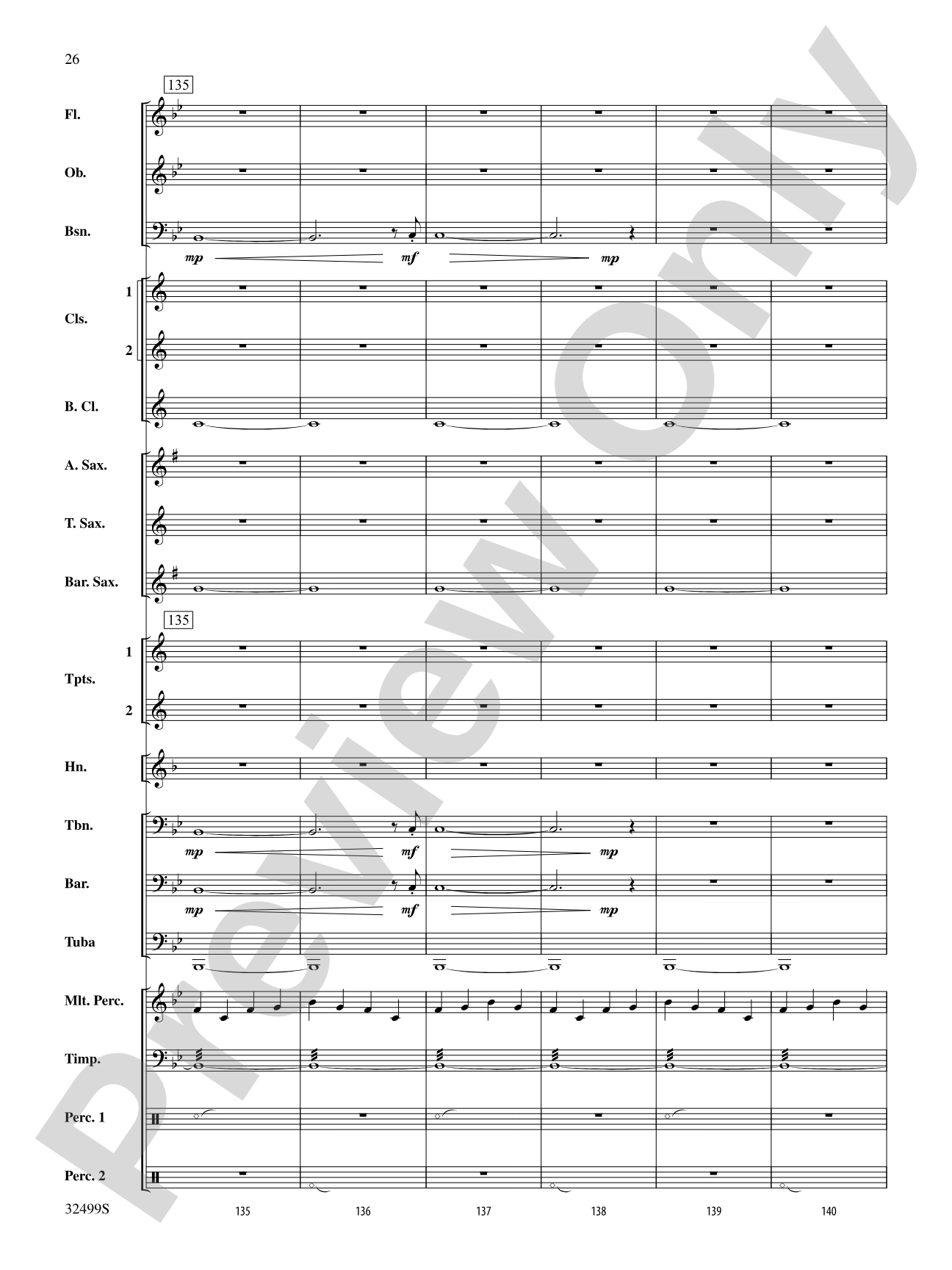 Russian Christmas Music: Concert Band Conductor Score & Parts